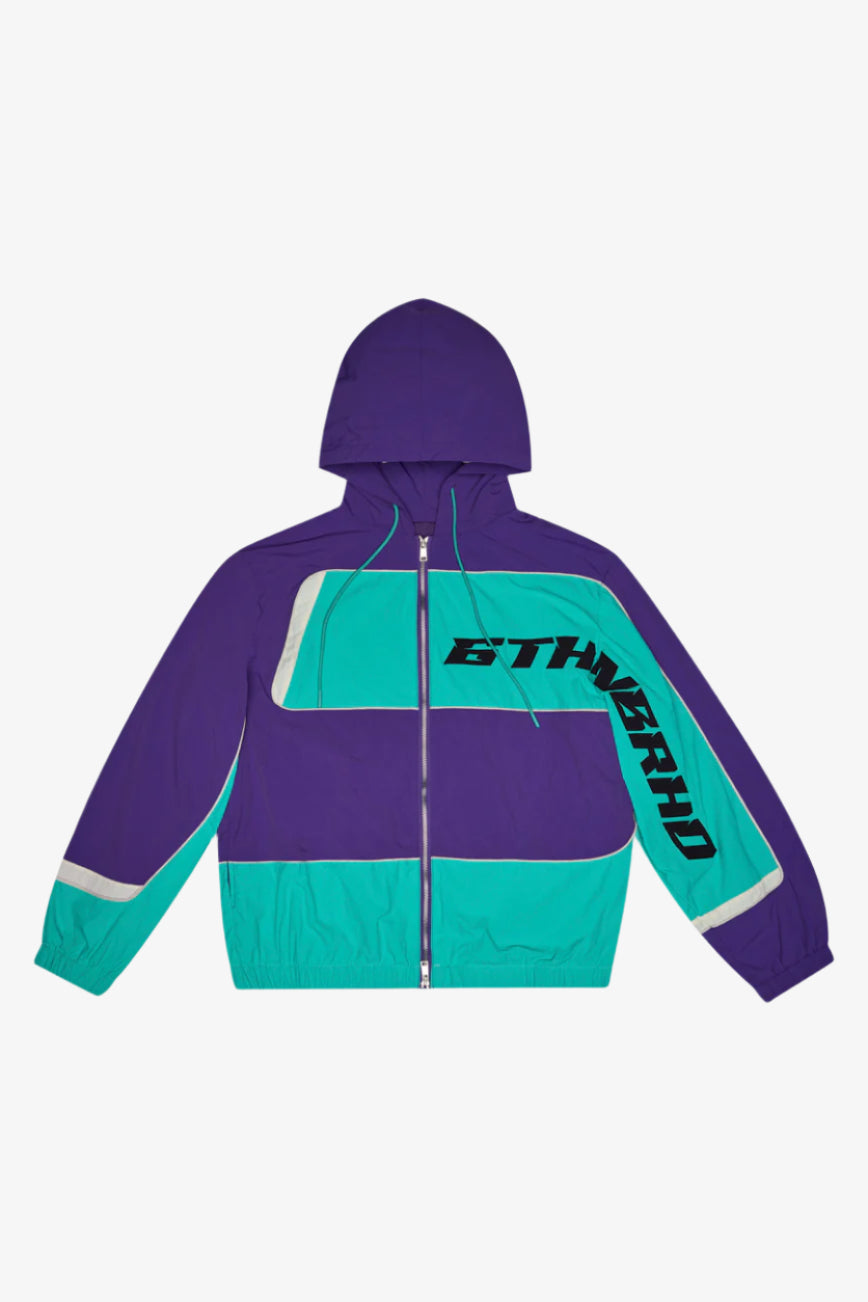 "GRAPE" NYLON JACKET - PURP/AQUA