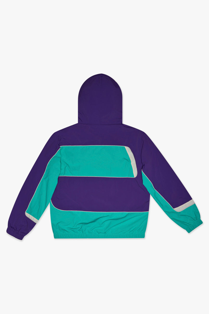 "GRAPE" NYLON JACKET - PURP/AQUA