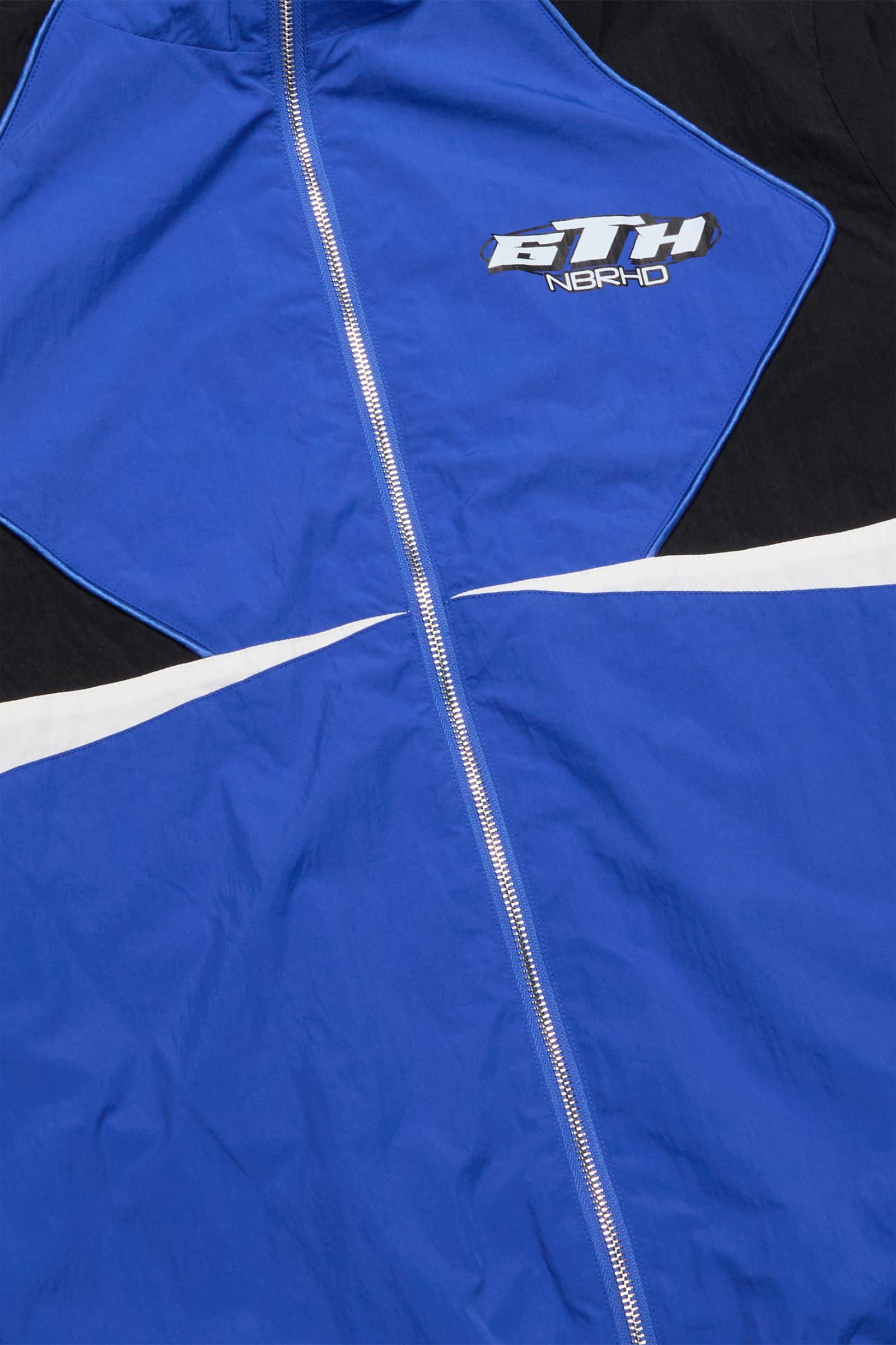 "FIFTY" NYLON JACKET - WHT/ROYAL