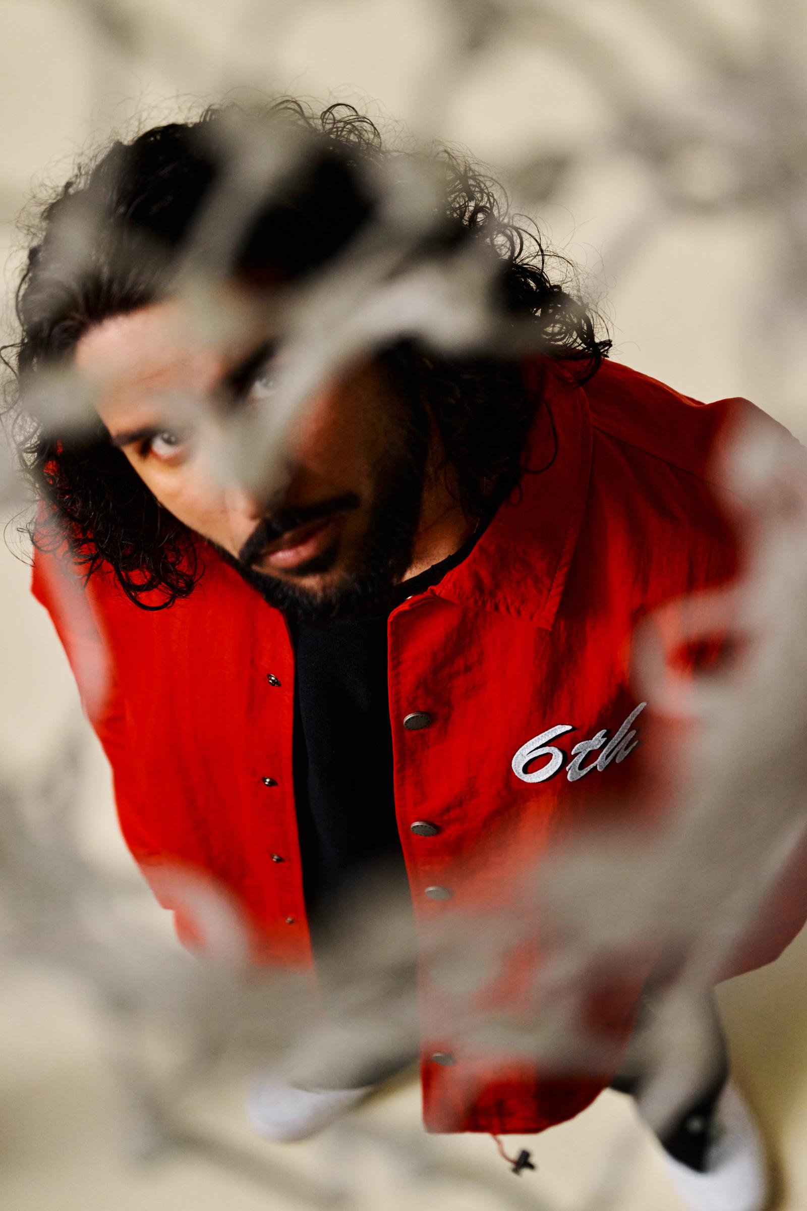 "Slippery" Nylon Jacket Black