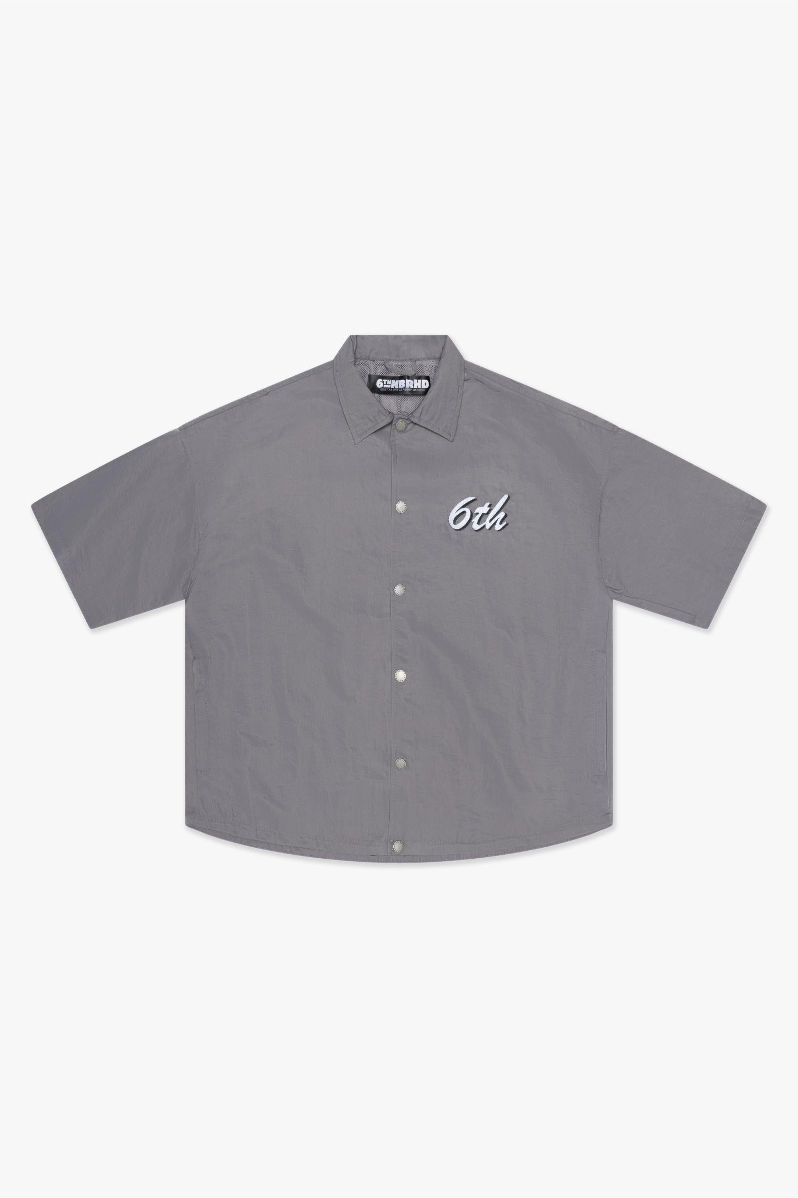 "STARTER" NYLON SHIRT GREY