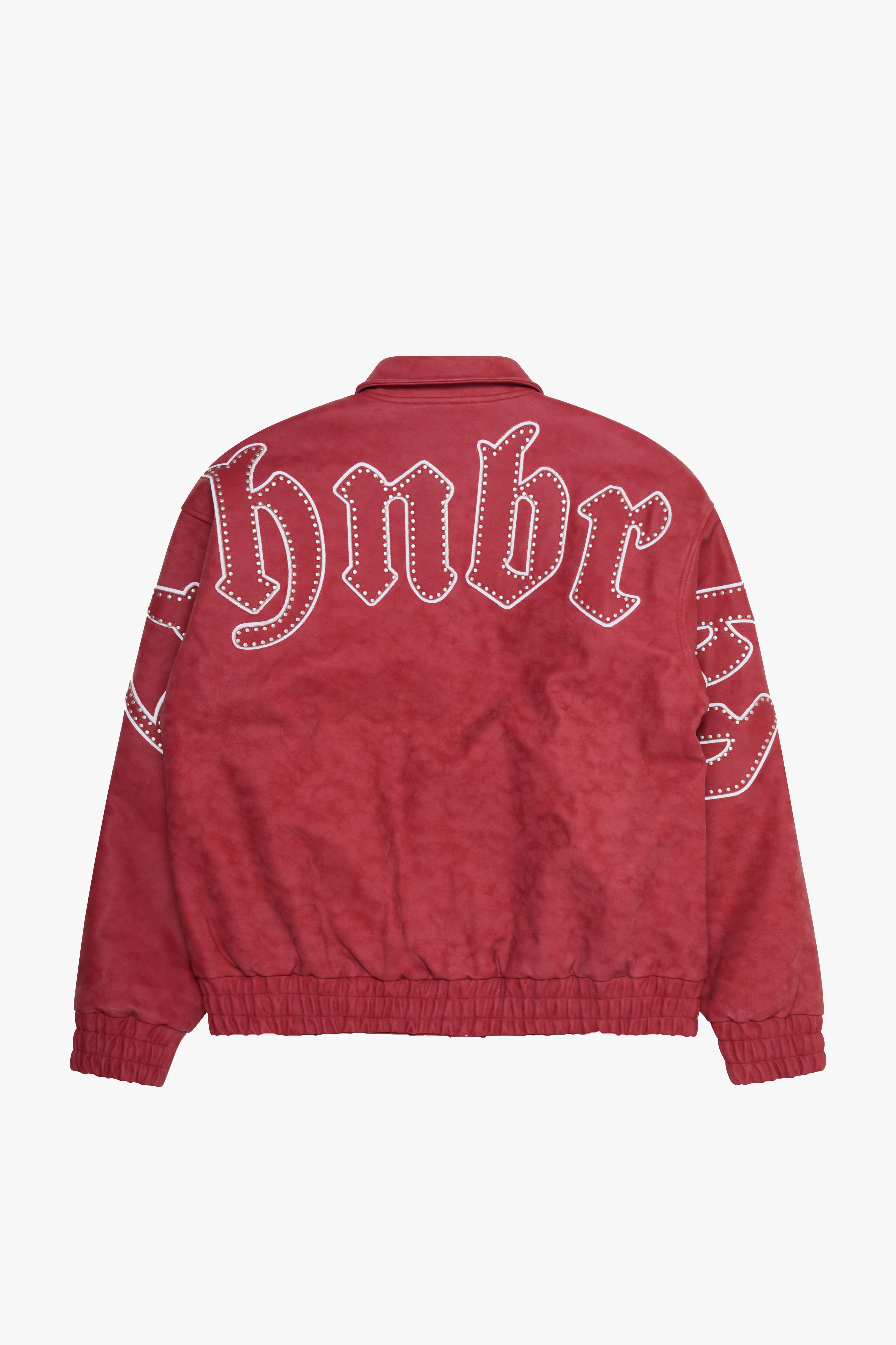 6thNBRHD JACKET "STAR STUDDED" RED