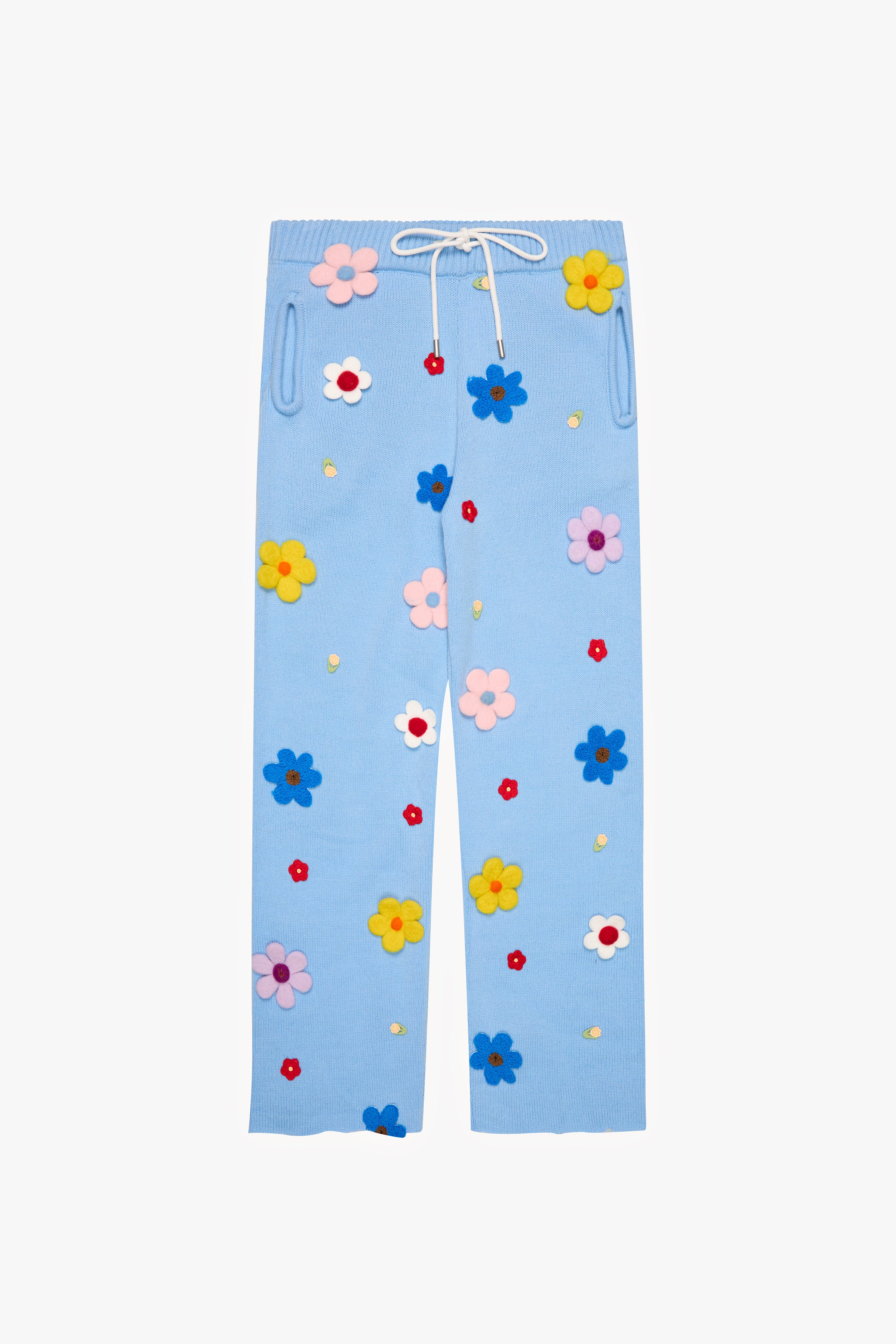 6thNBRHD PANTS "BLOOM" BABY BLUE