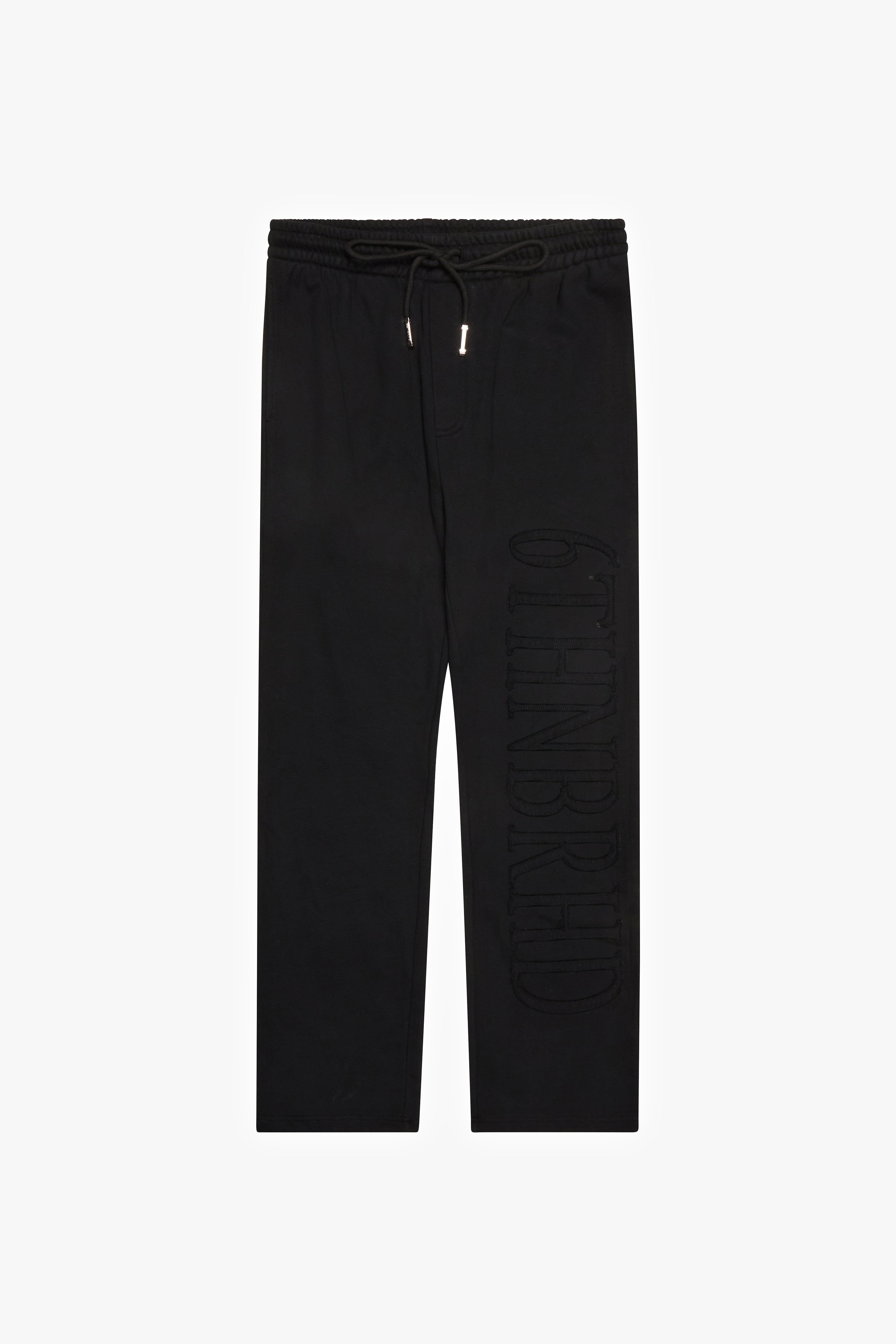 "MEMBER" RELAXED FIT PANTS - BLACK