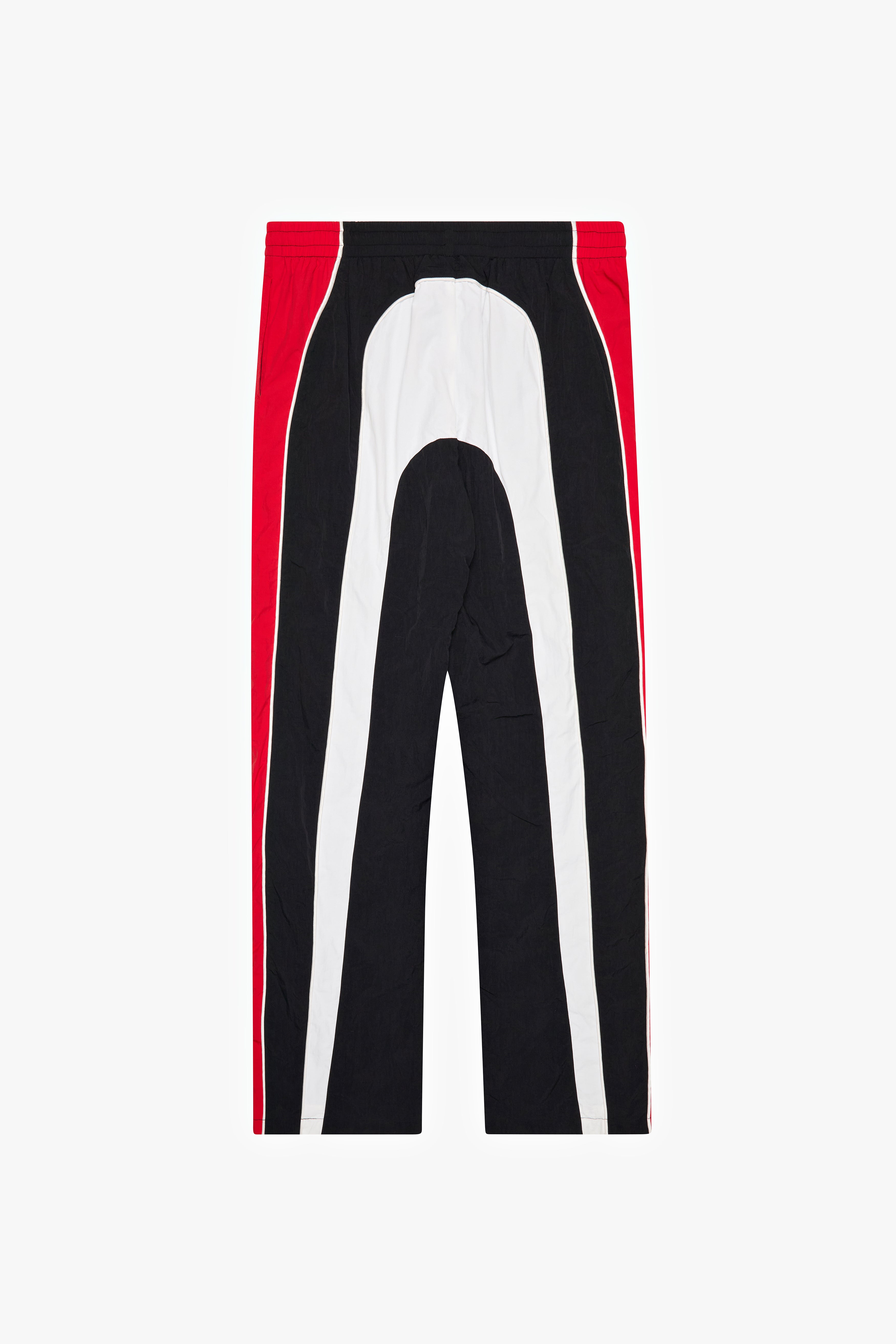 "BLAZER" NYLON PANTS - BLK/RED