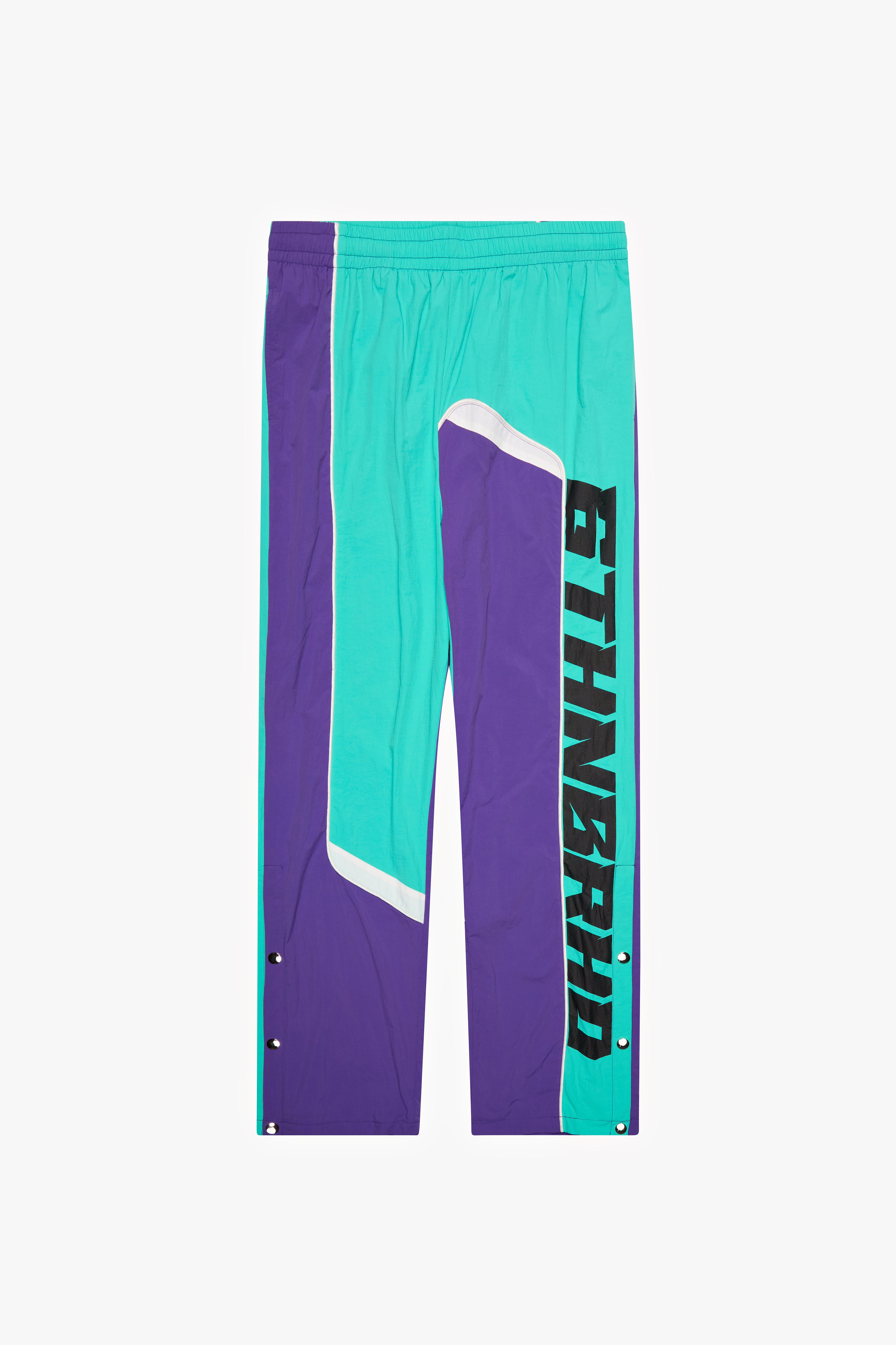 "SODA" NYLON PANTS - PURP/AQUA