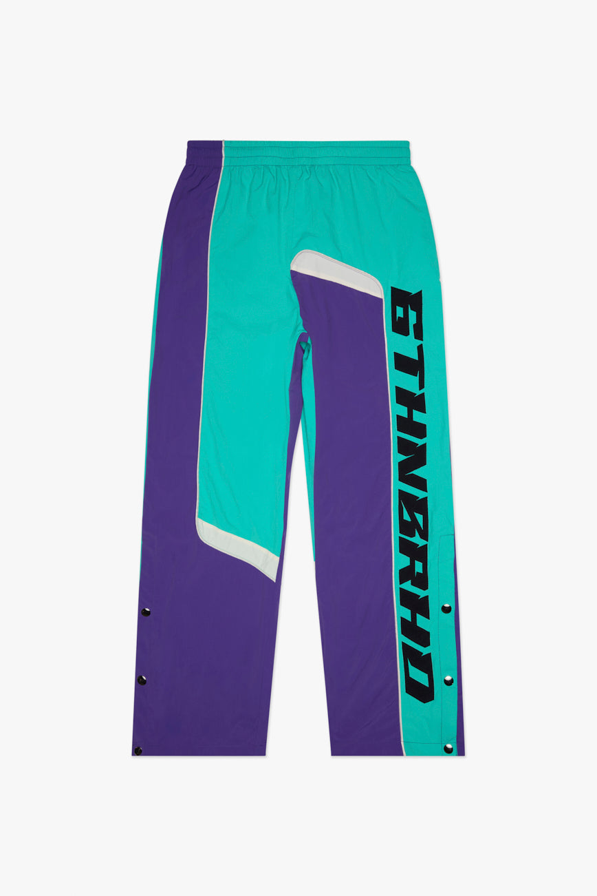 "SODA" NYLON PANTS - PURP/AQUA