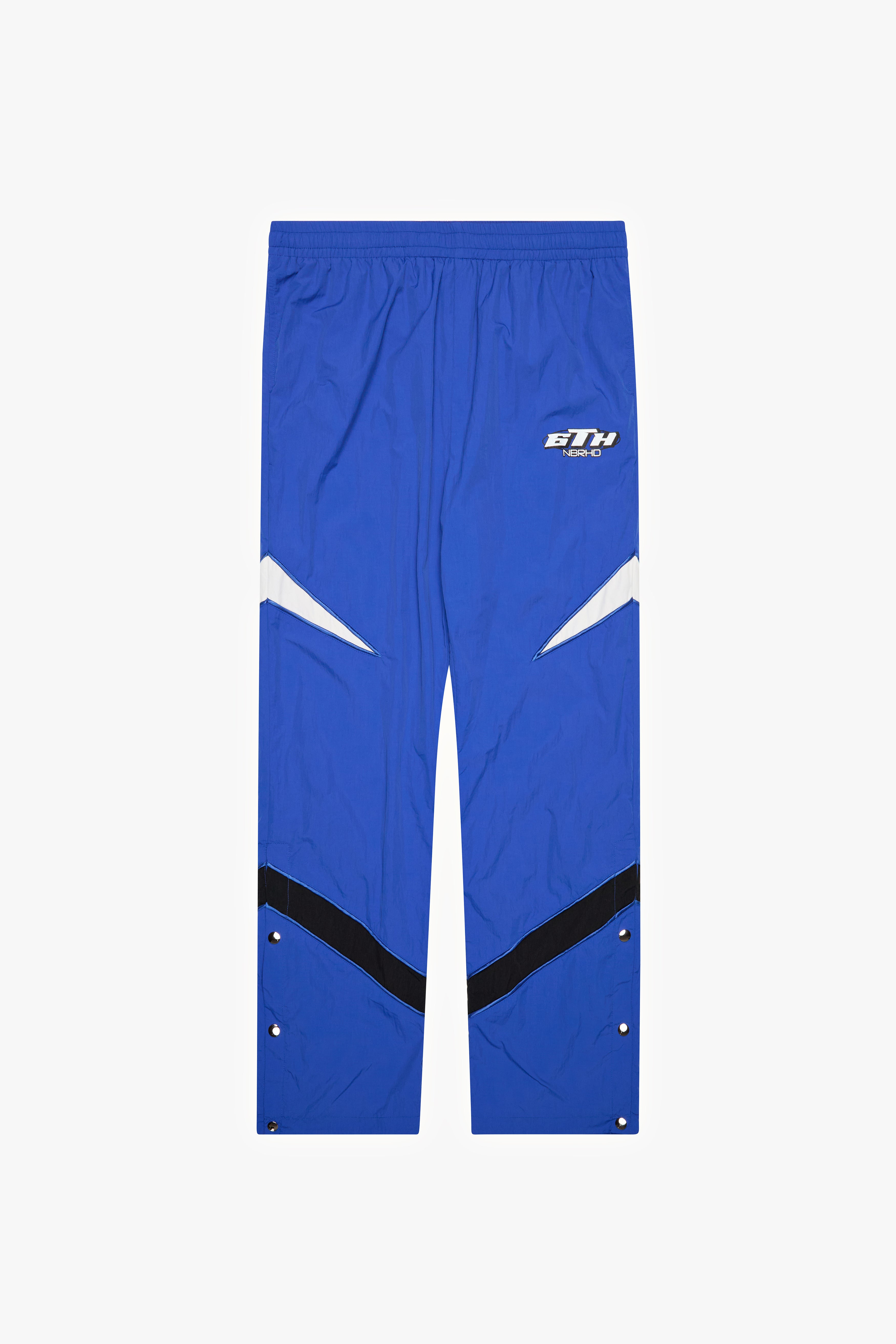 "SEVEN" NYLON PANTS - WHT/ROYAL