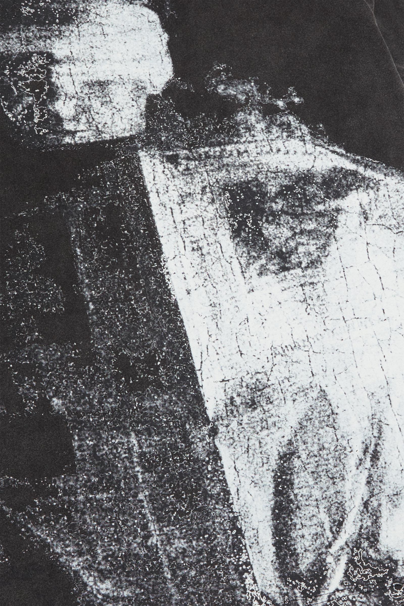 "Ashes" Oversized Graphic Tee Black