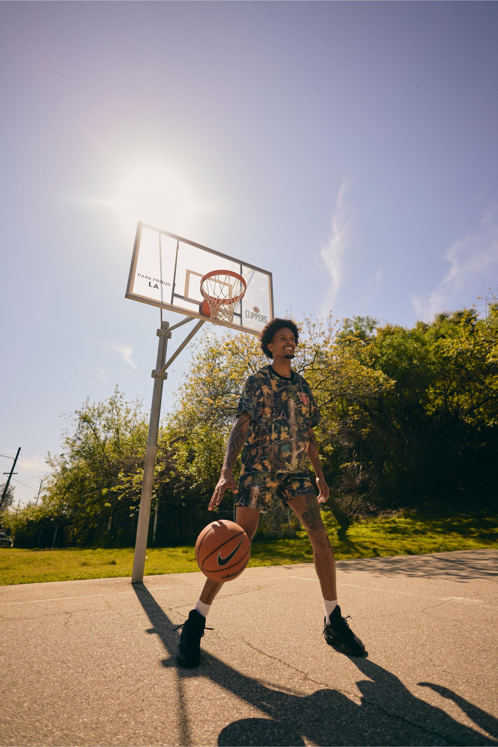 "Try-Outs" Relaxed Mesh Shorts Camo