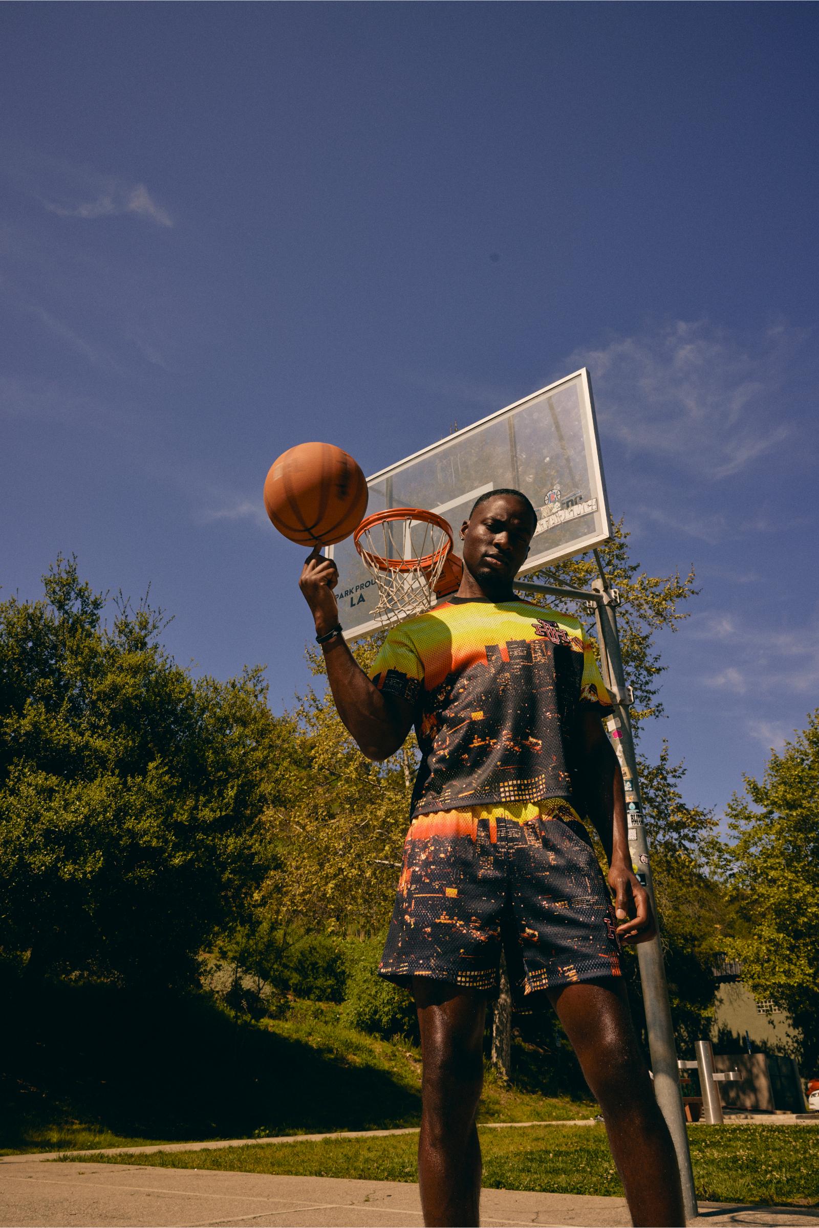"Scrimmage" Box-Fit Mesh Tee Orange