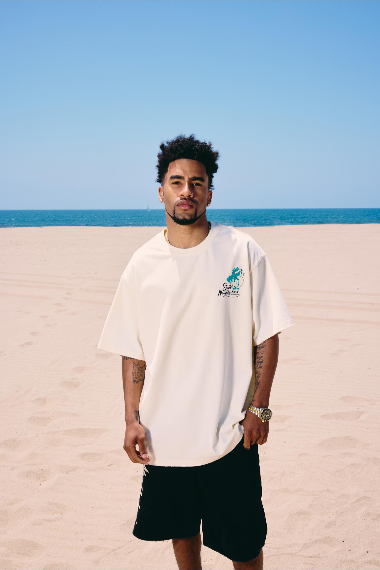 "Paradise" Relaxed Tee Cream