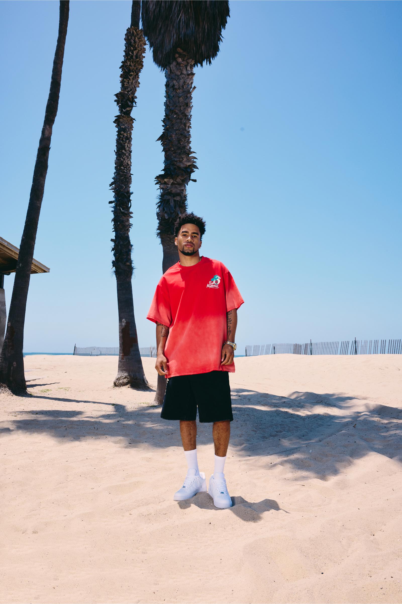 "PARADISE" TEE - RED