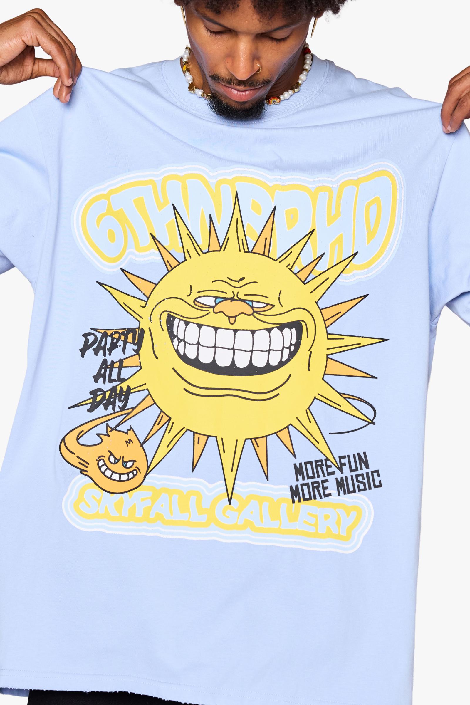 "Skyfall" Graphic Tee Sky