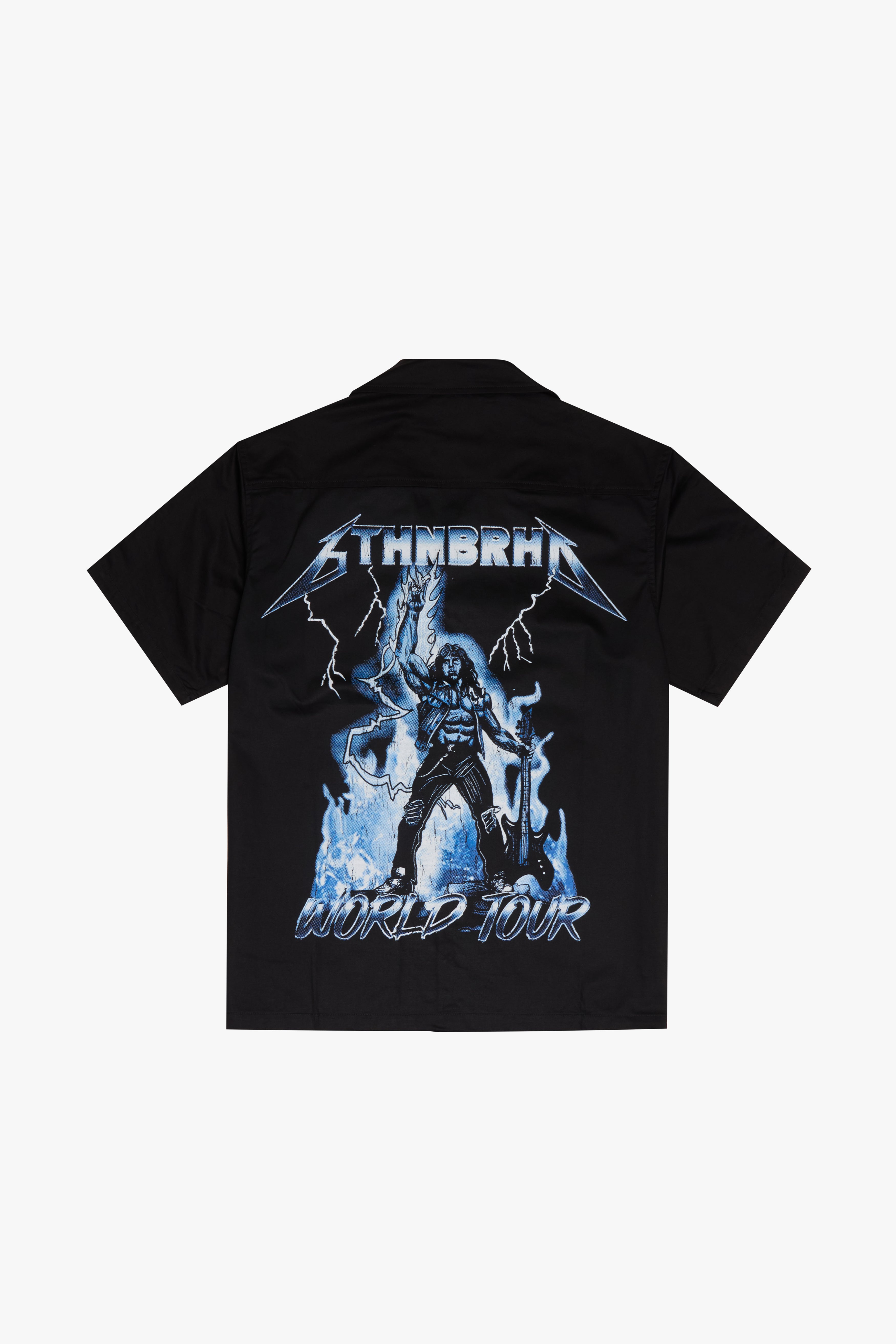 6thNBRHD BUTTON DOWN "ROCKSTAR" BLACK