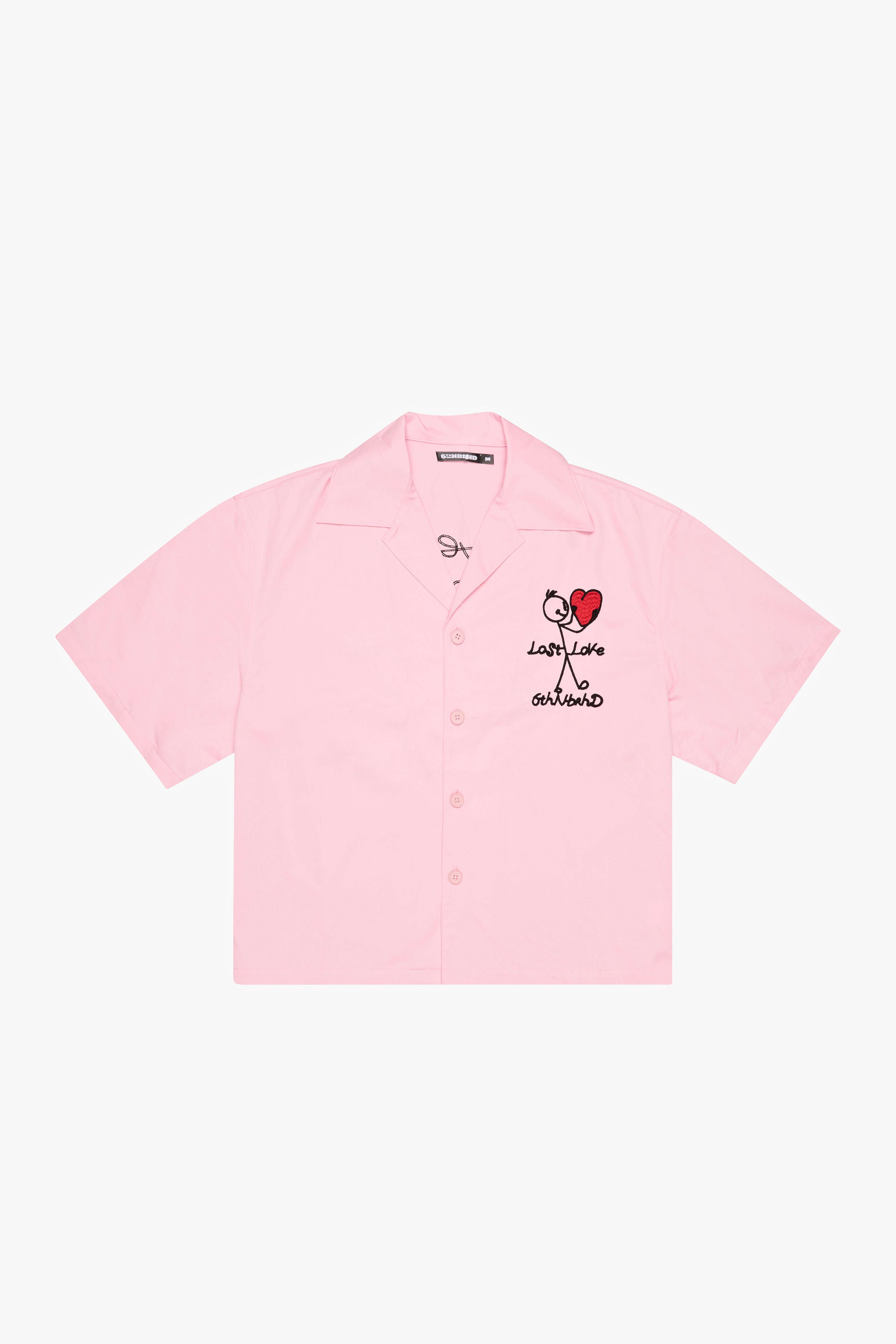 6thNBRHD BUTTON DOWN "LOVE" PETAL PINK