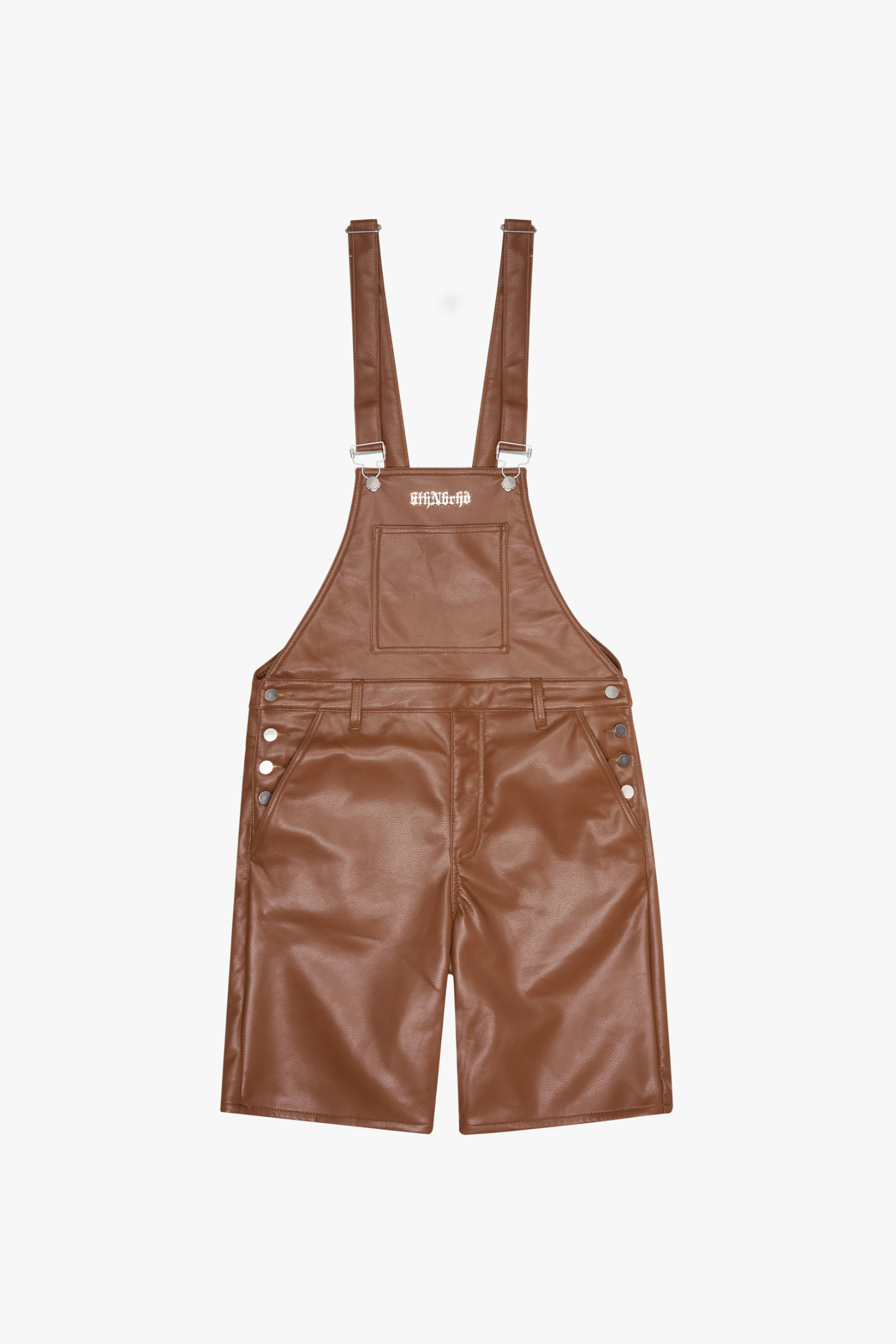 "IRON MIKE" MOCHA LEATHER ROMPER