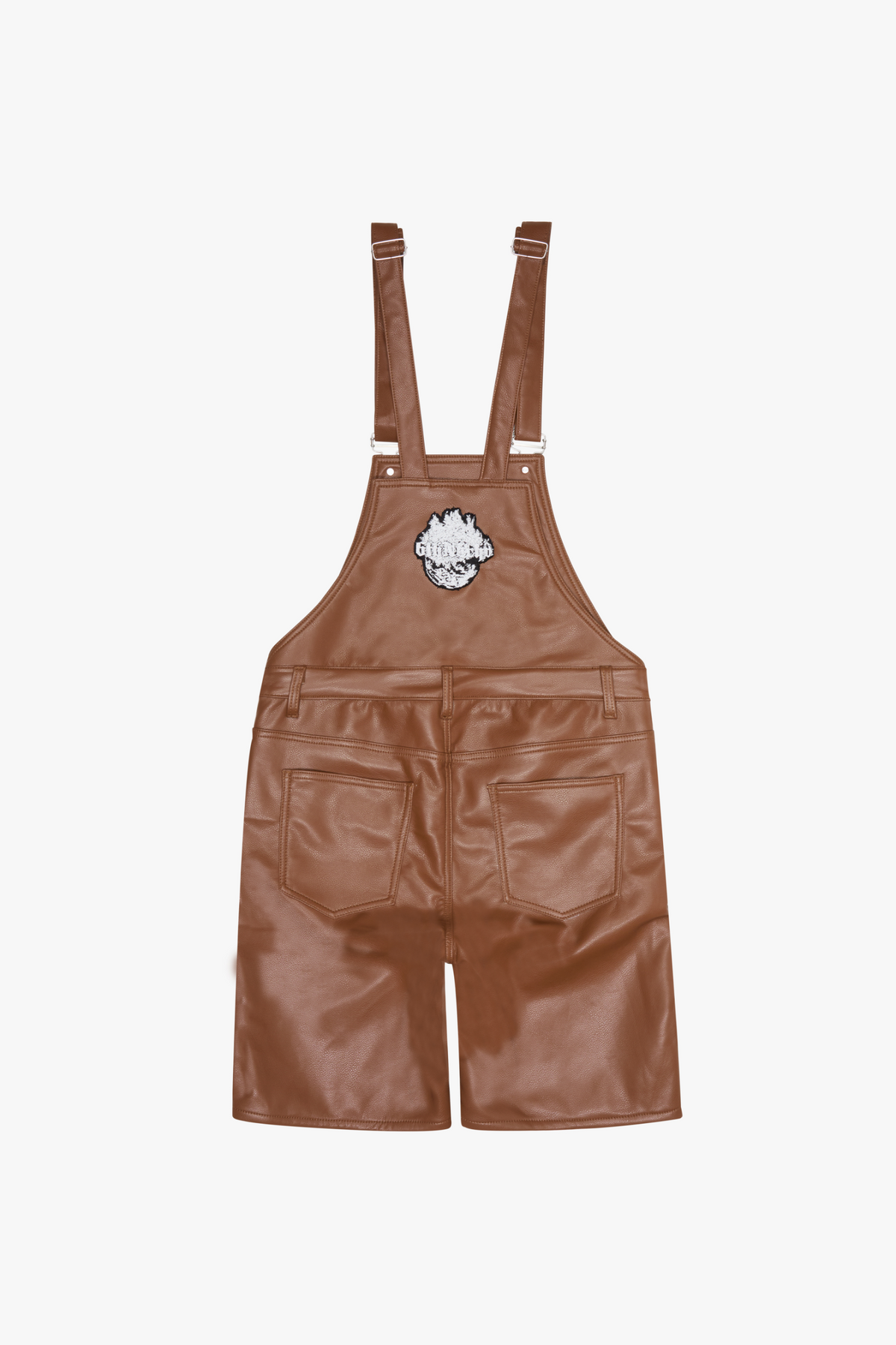 "IRON MIKE" MOCHA LEATHER ROMPER