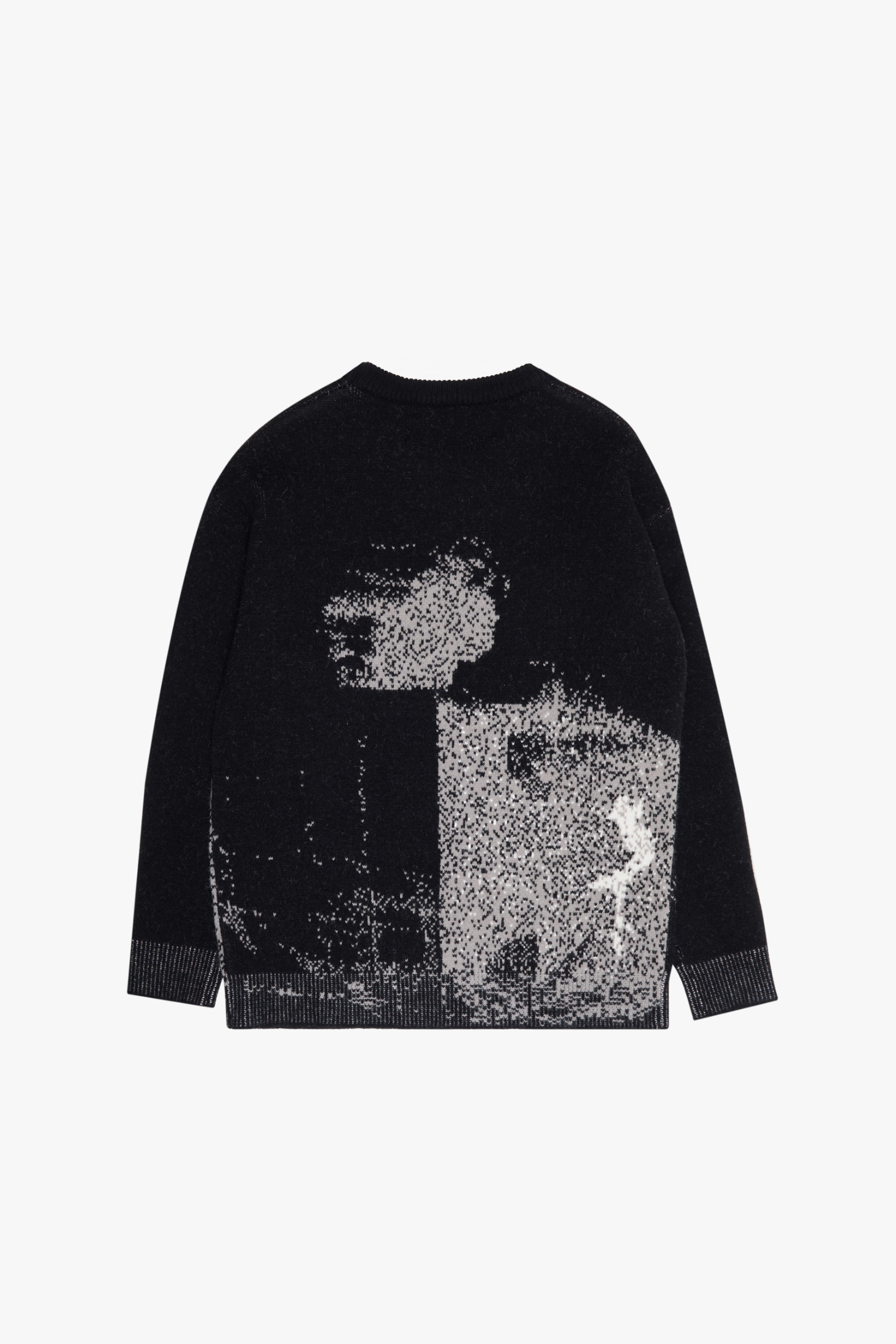 "BLINDED" BLACK SWEATER