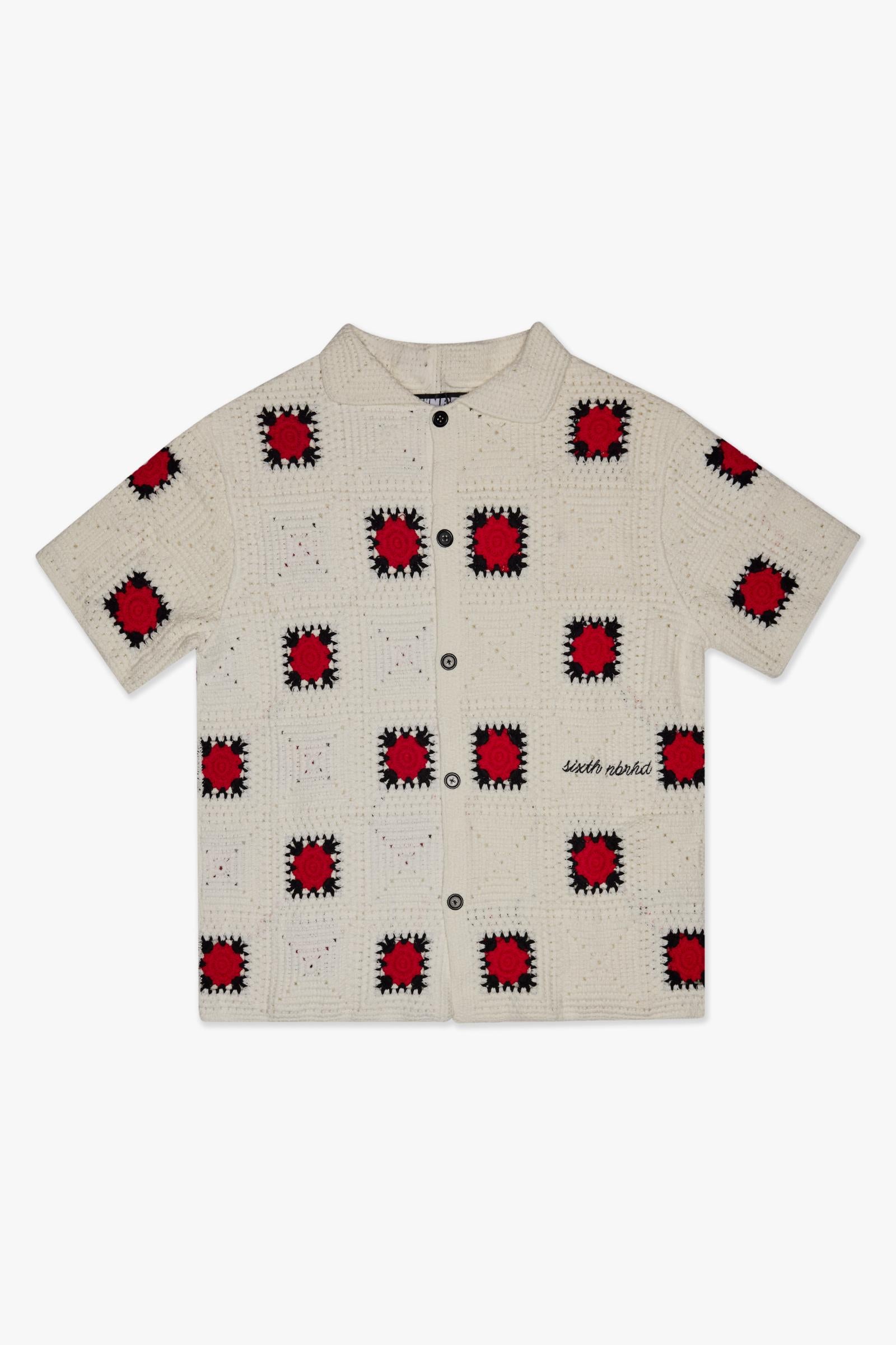 "BAZZAR" KNIT WOVEN - WHITE - BLACK