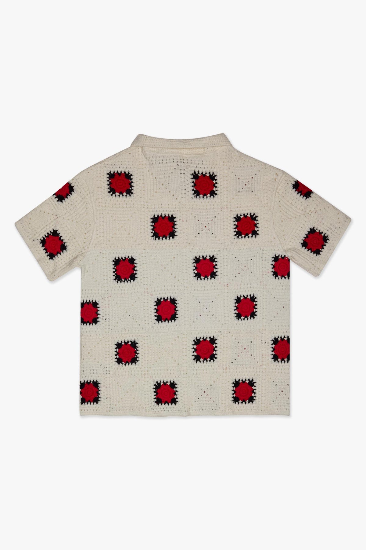 "BAZZAR" KNIT WOVEN - WHITE - BLACK