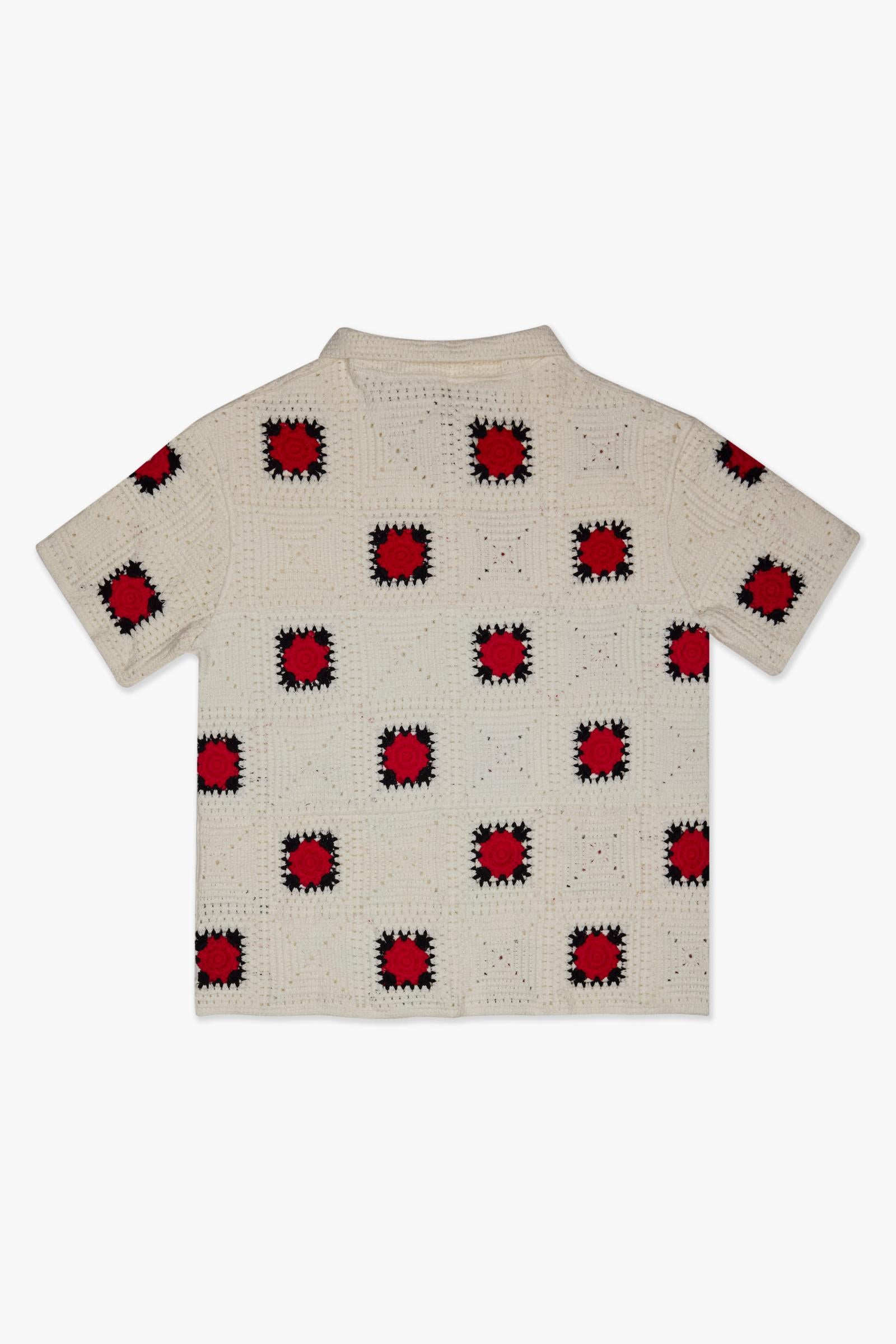 "BAZZAR" KNIT WOVEN - WHITE - BLACK