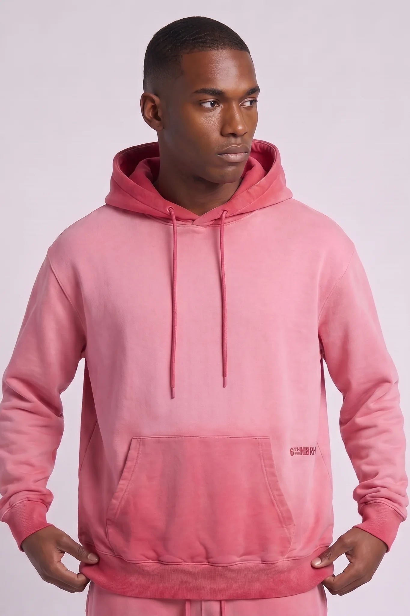 "Esntl 2.0" Pullover Hoodie Vintage Red