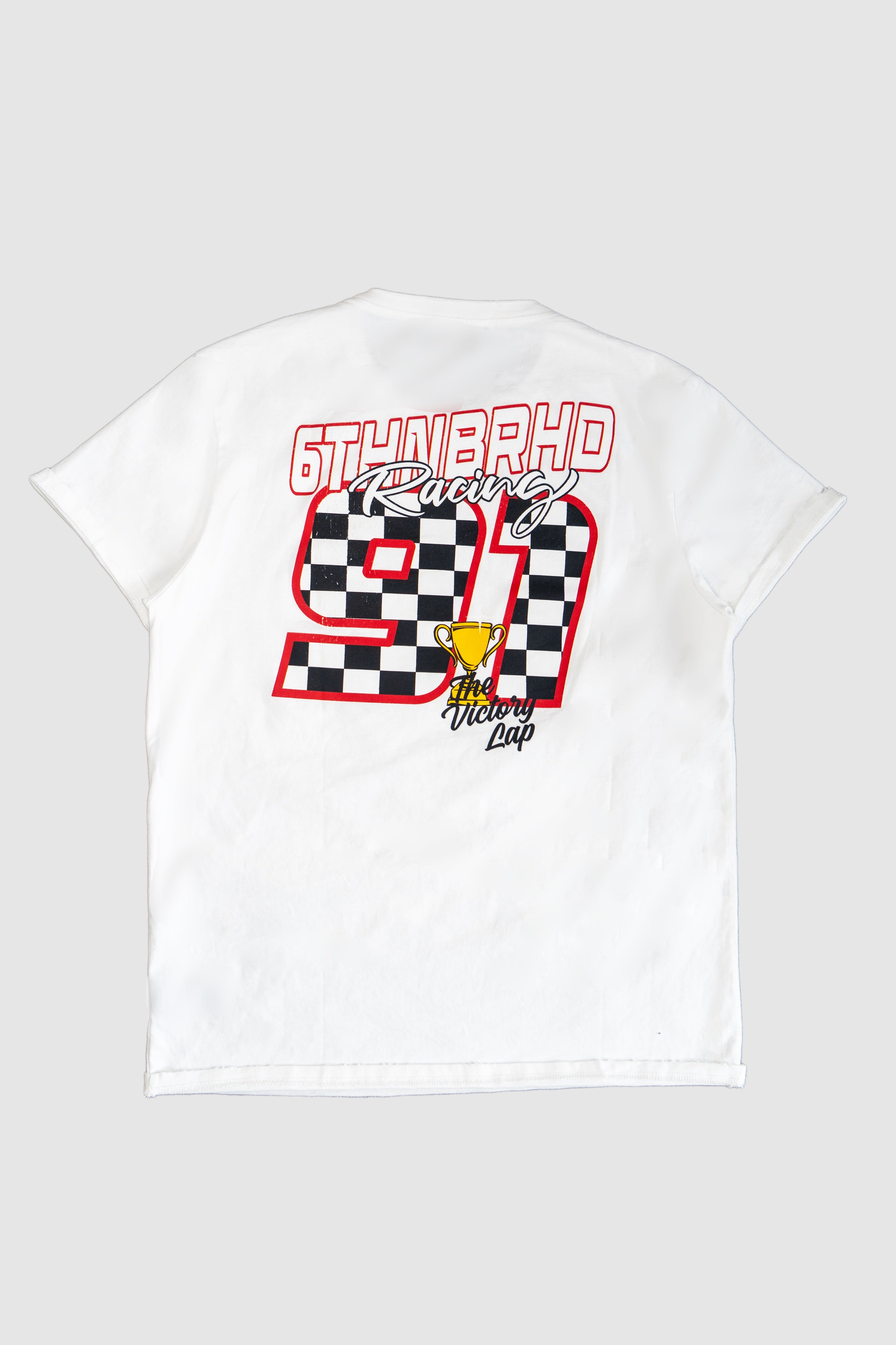 6thNBRHD TEE "DRIVEN" WHITE