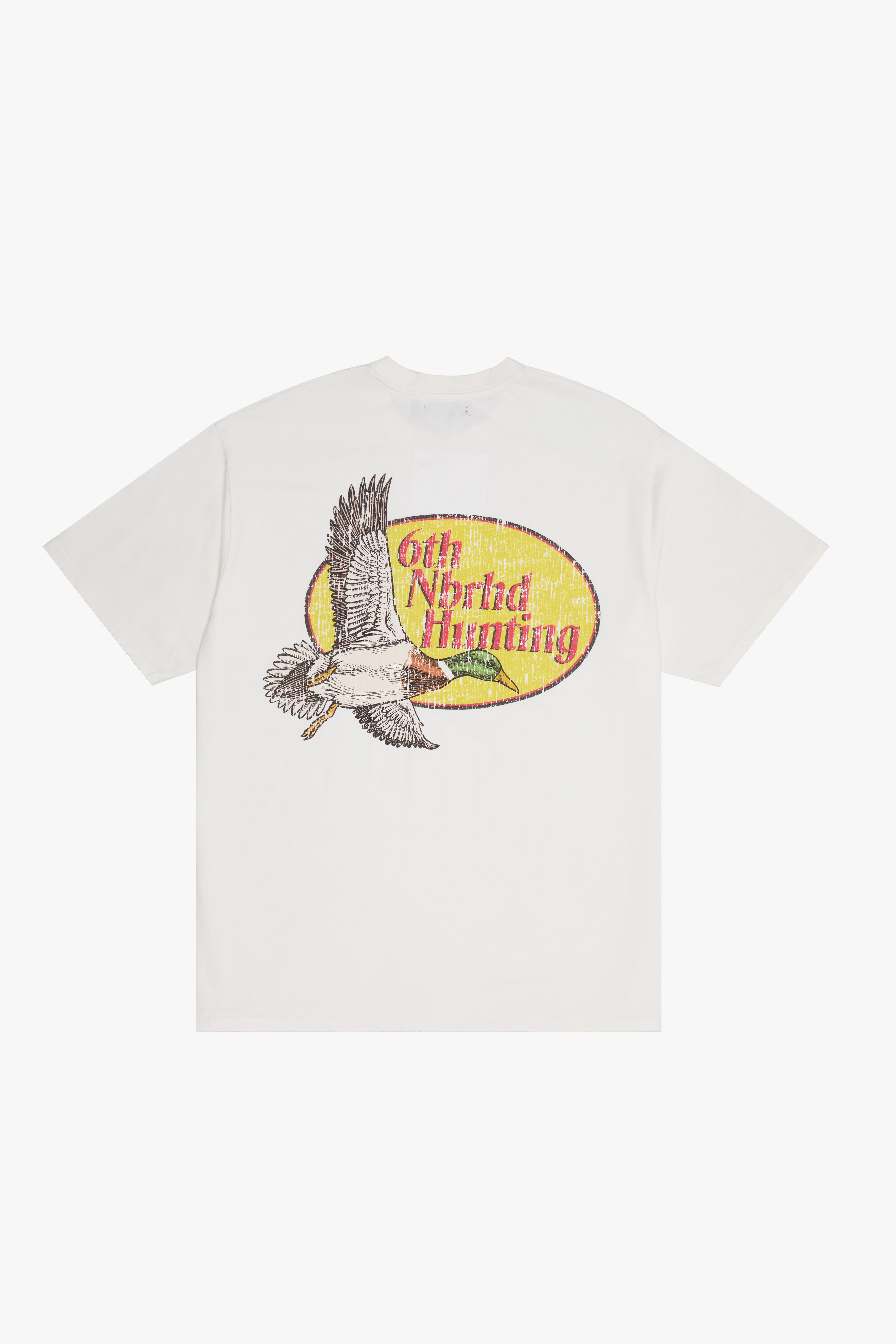 "HUNTING" TEE VINTAGE WHITE