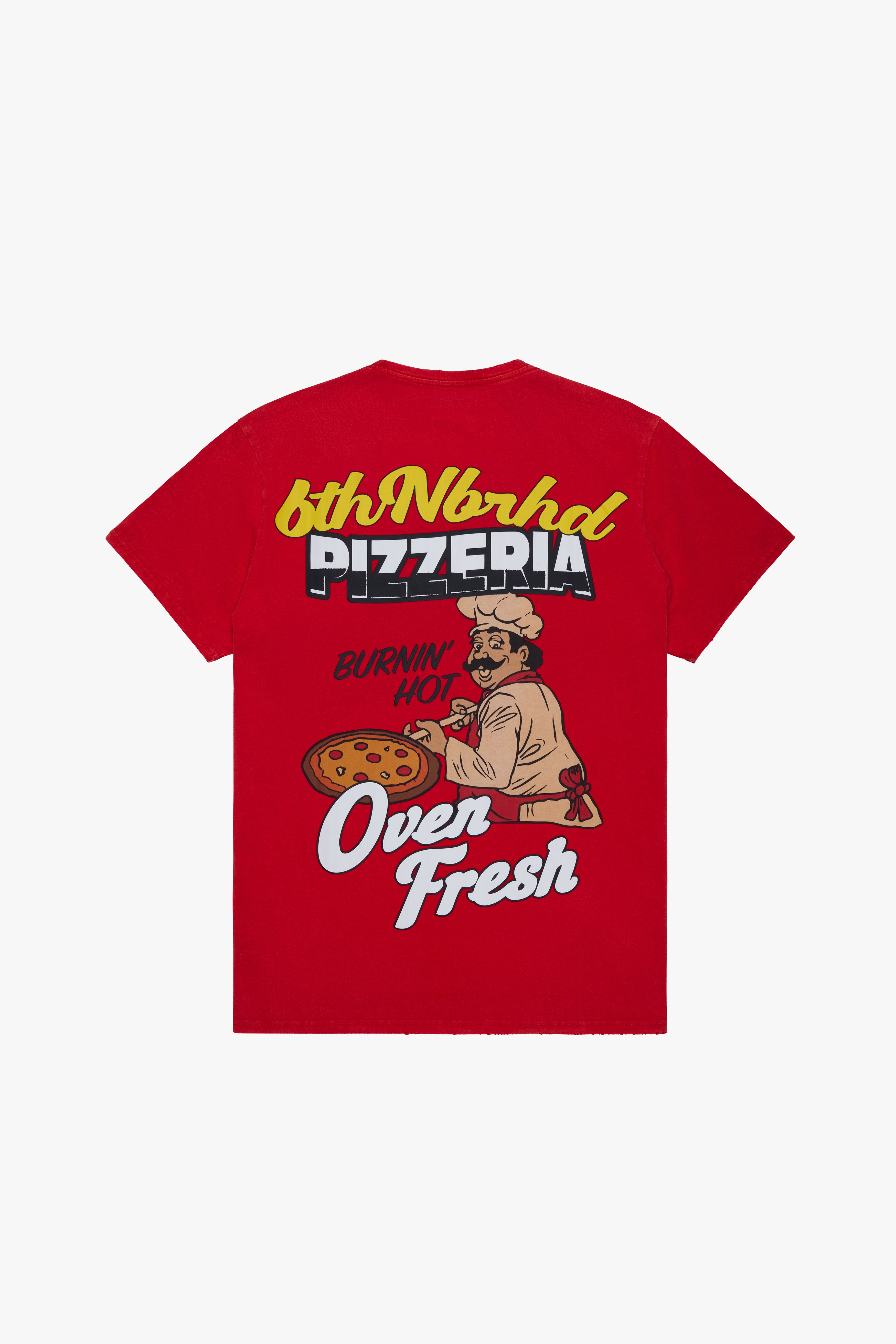 6thNBRHD TEE "OVEN FRESH" RED