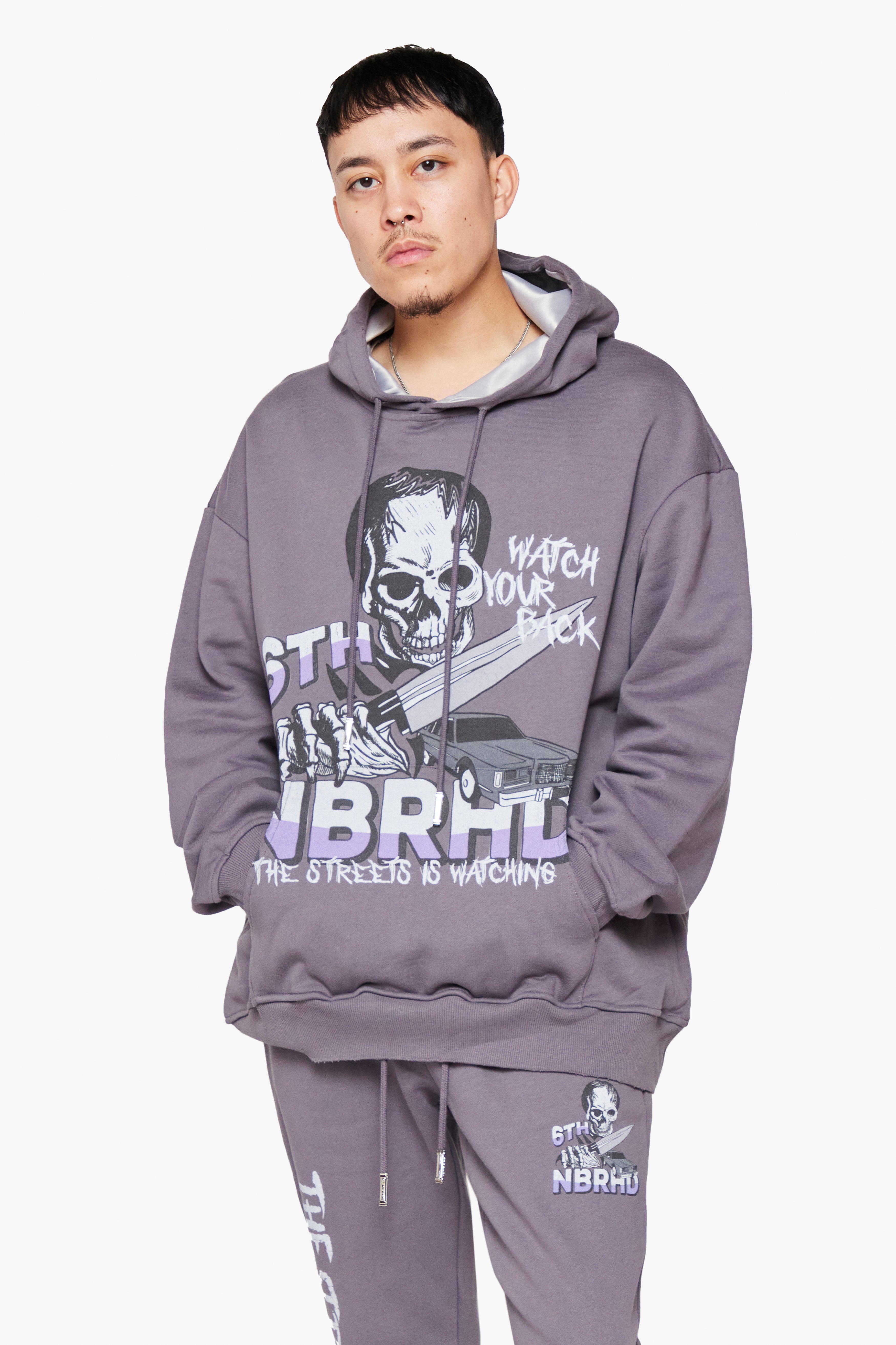 6thNBRHD PULLOVER "NIGHTMARE" GREY