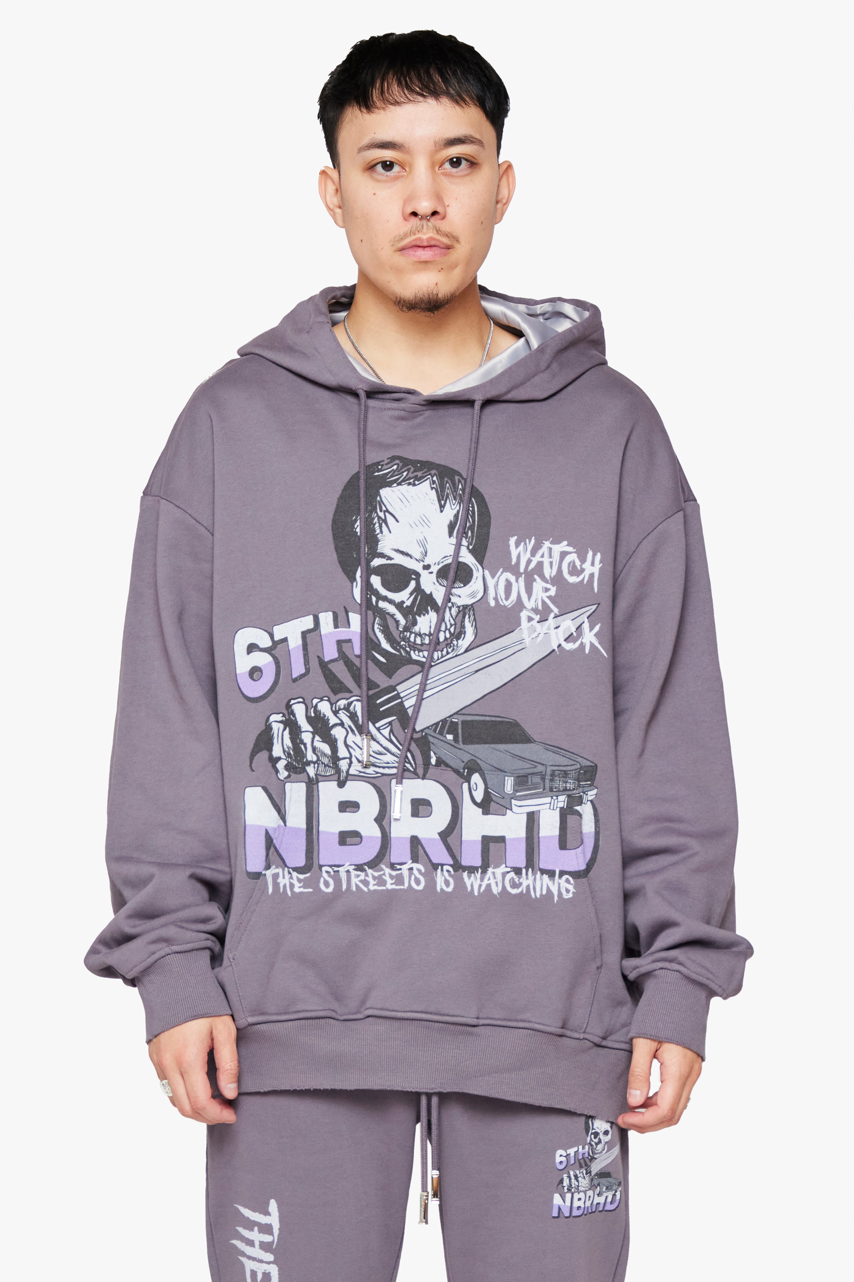 6thNBRHD PULLOVER "NIGHTMARE" GREY