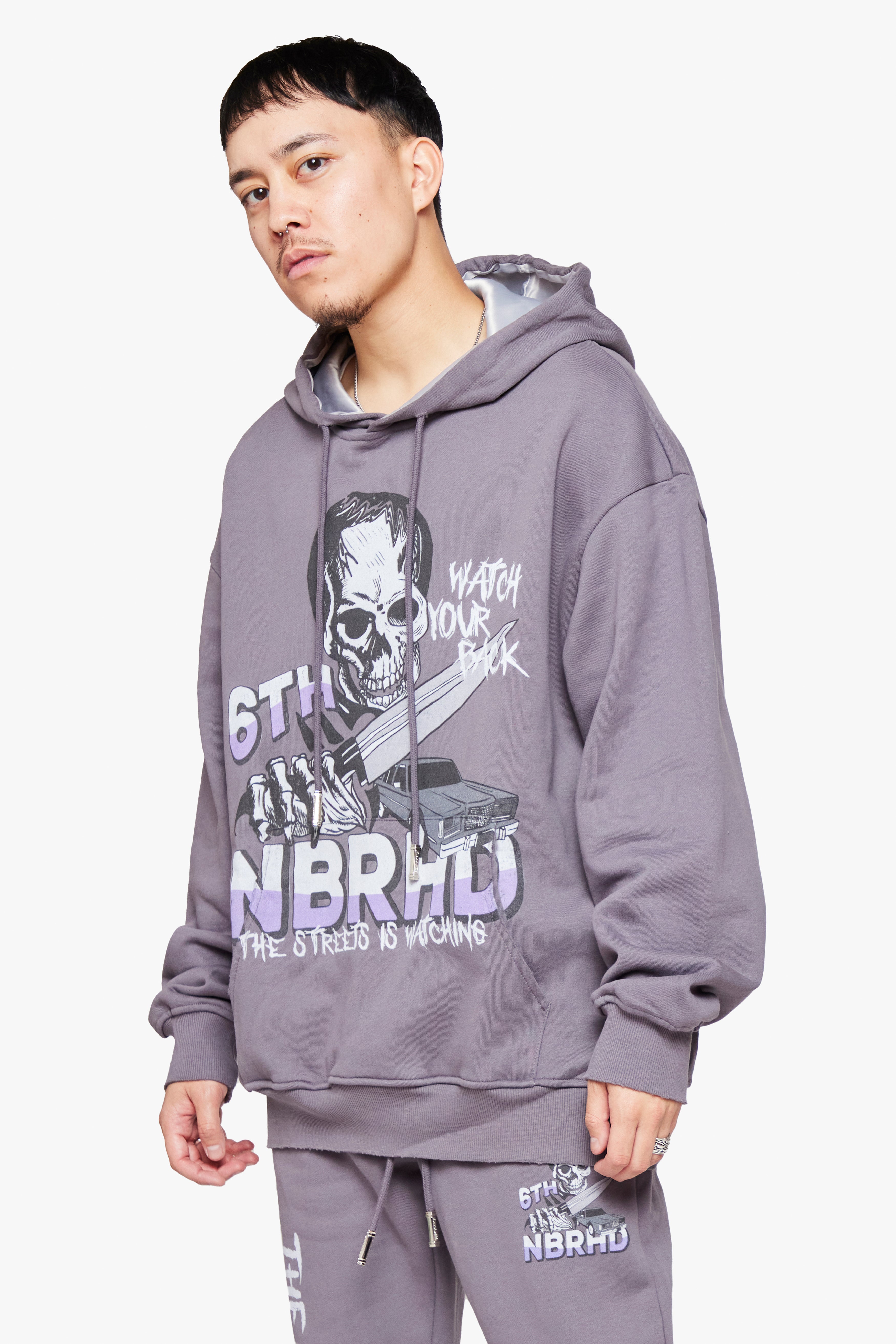 6thNBRHD PULLOVER "NIGHTMARE" GREY