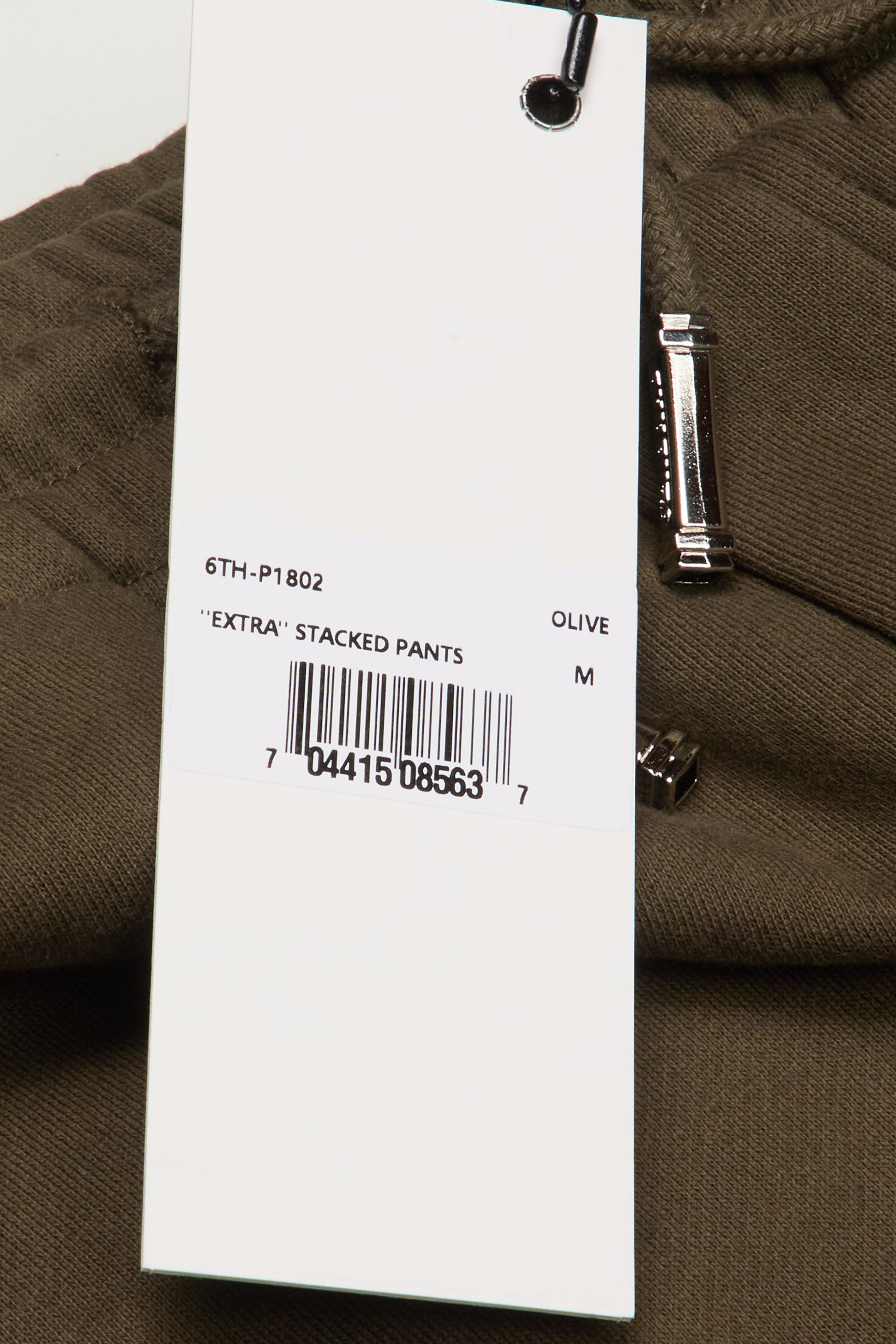 6thNBRHD STACKED FLEECE PANTS "EXTRA" OLIVE