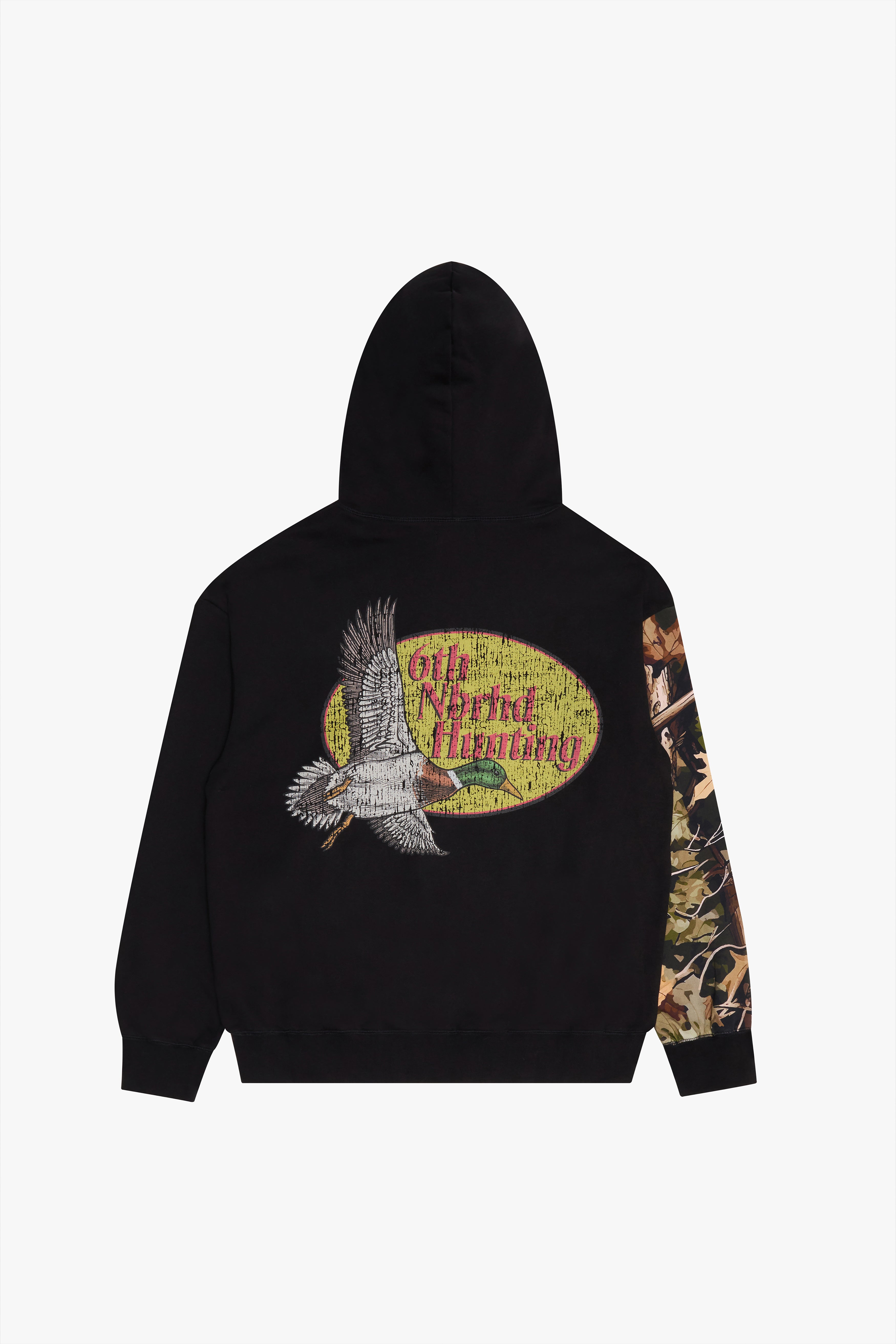 "RIFLE" PULLOVER - BLACK/CAMO