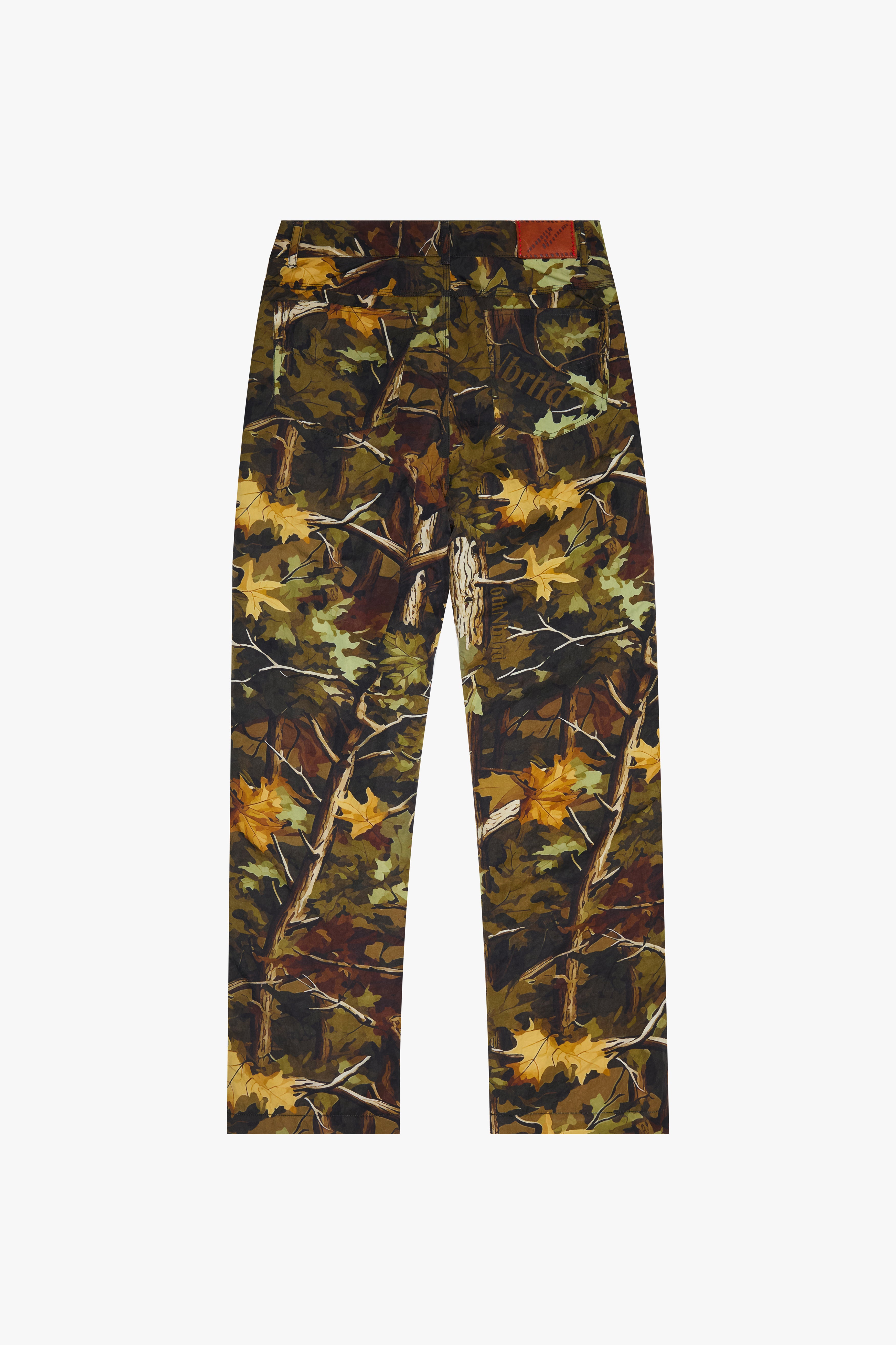 "CLOAK" NYLON PANTS - FOREST CAMO