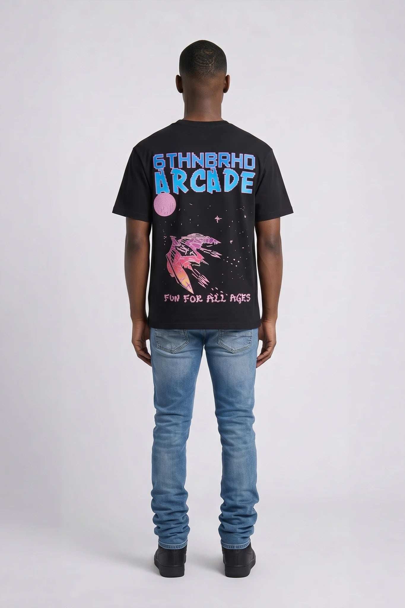 "All Ages" Graphic Tee Black