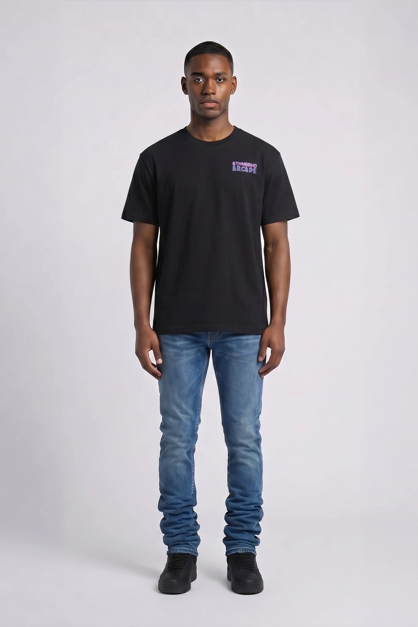 "All Ages" Graphic Tee Black