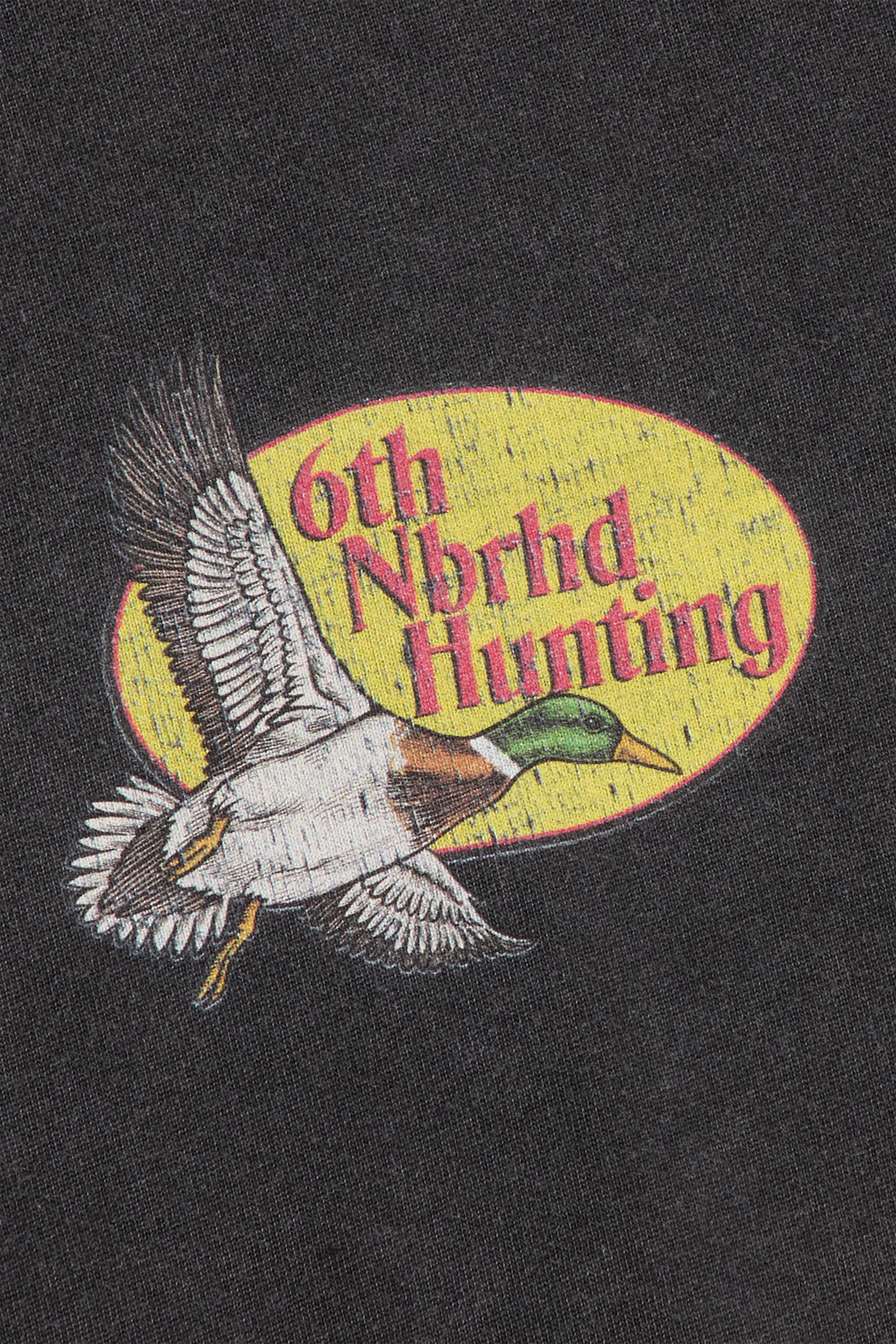 "HUNTING" TEE -BLACK