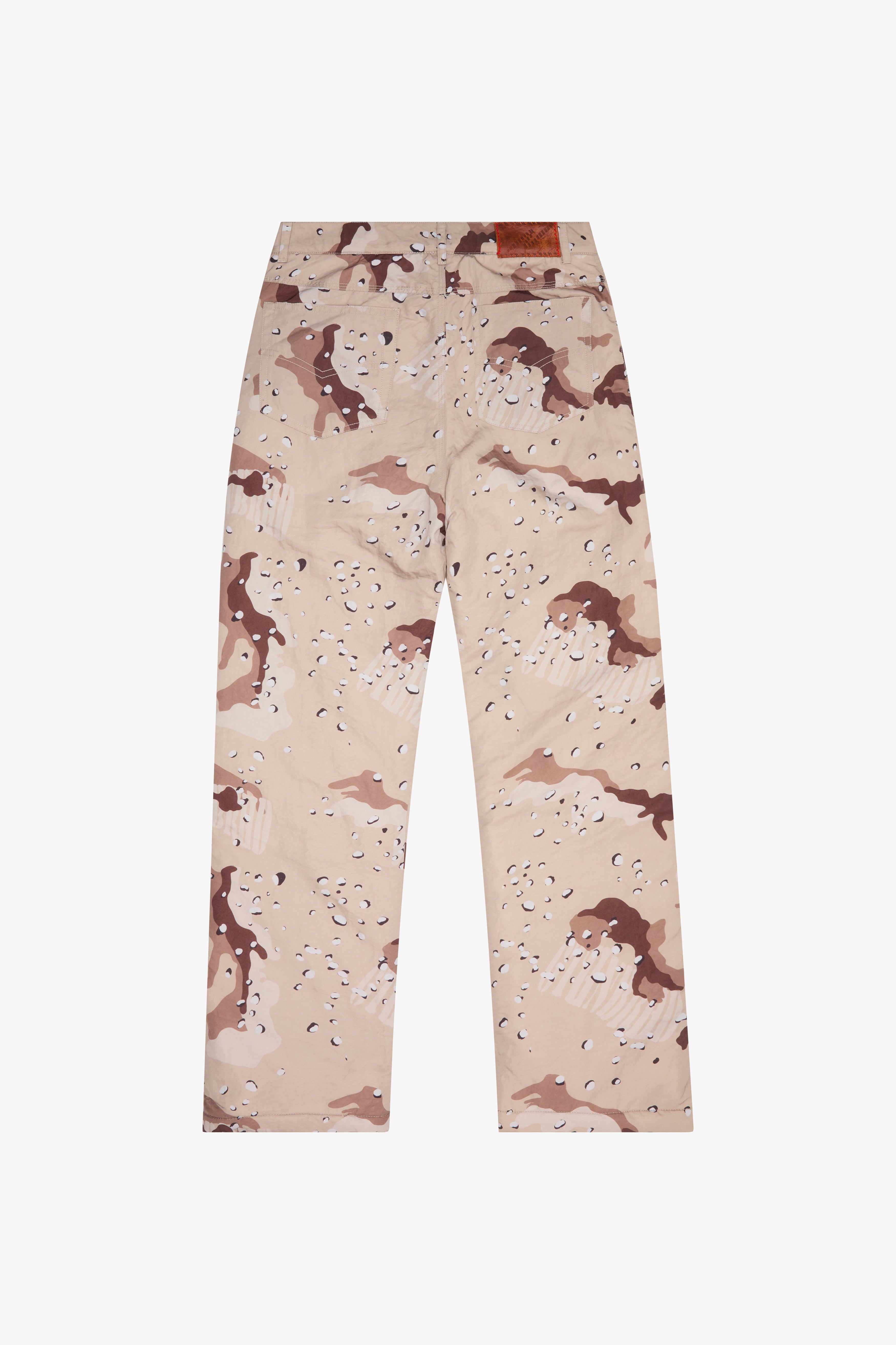 "CLOAK" NYLON PANTS - DESERT CAMO