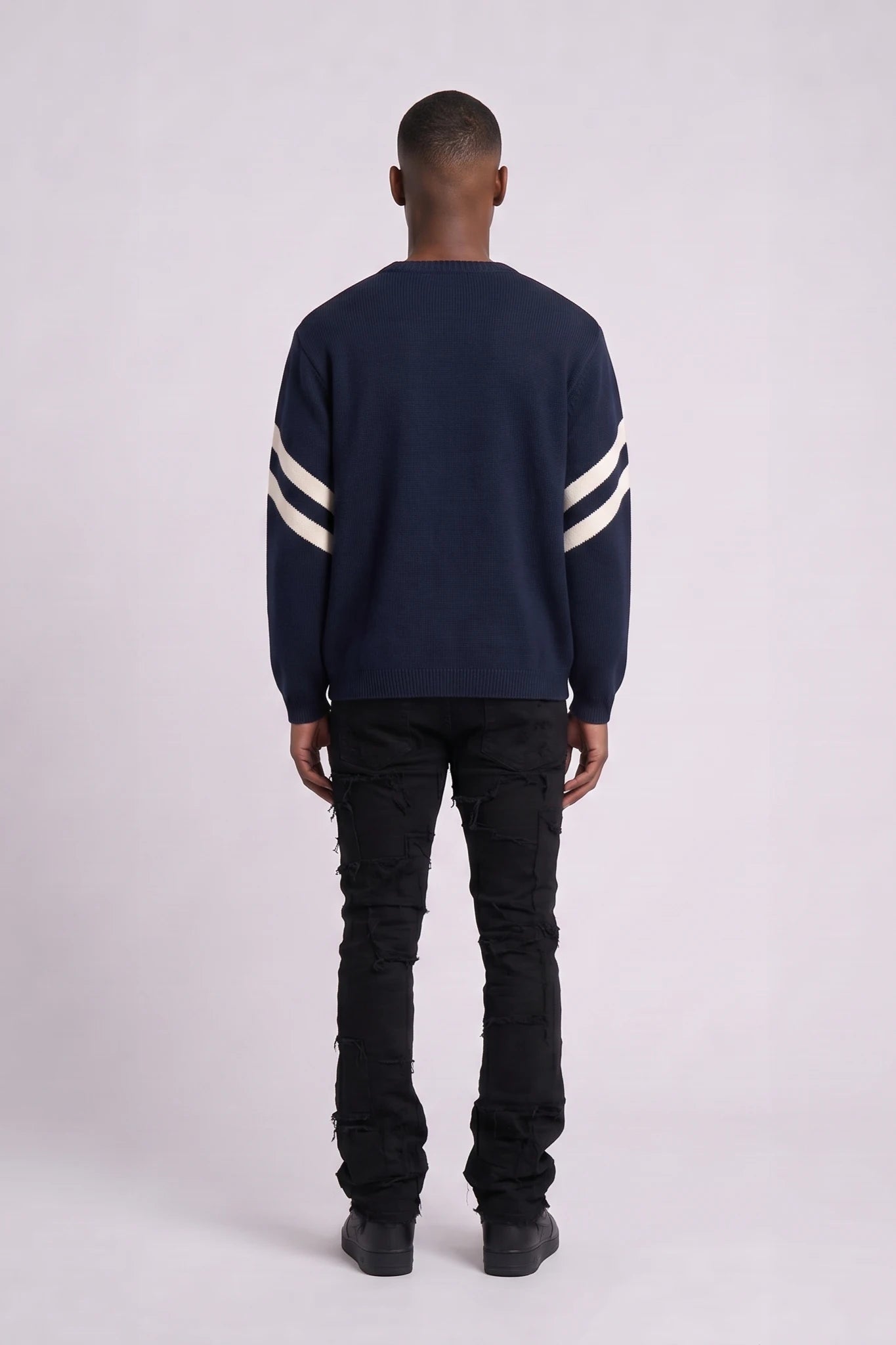 "Euro" Cardigan Navy