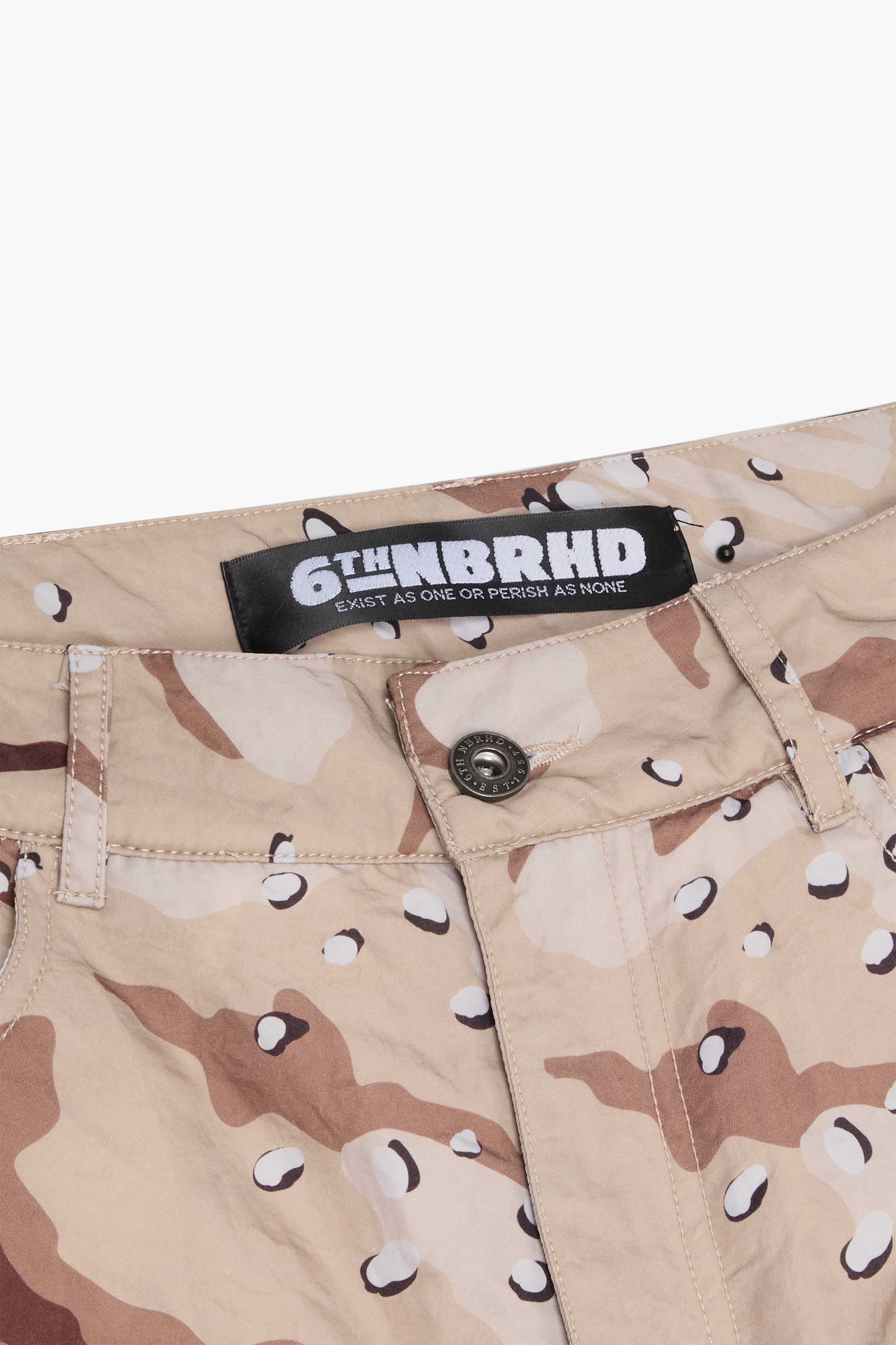 "CLOAK" NYLON PANTS - DESERT CAMO