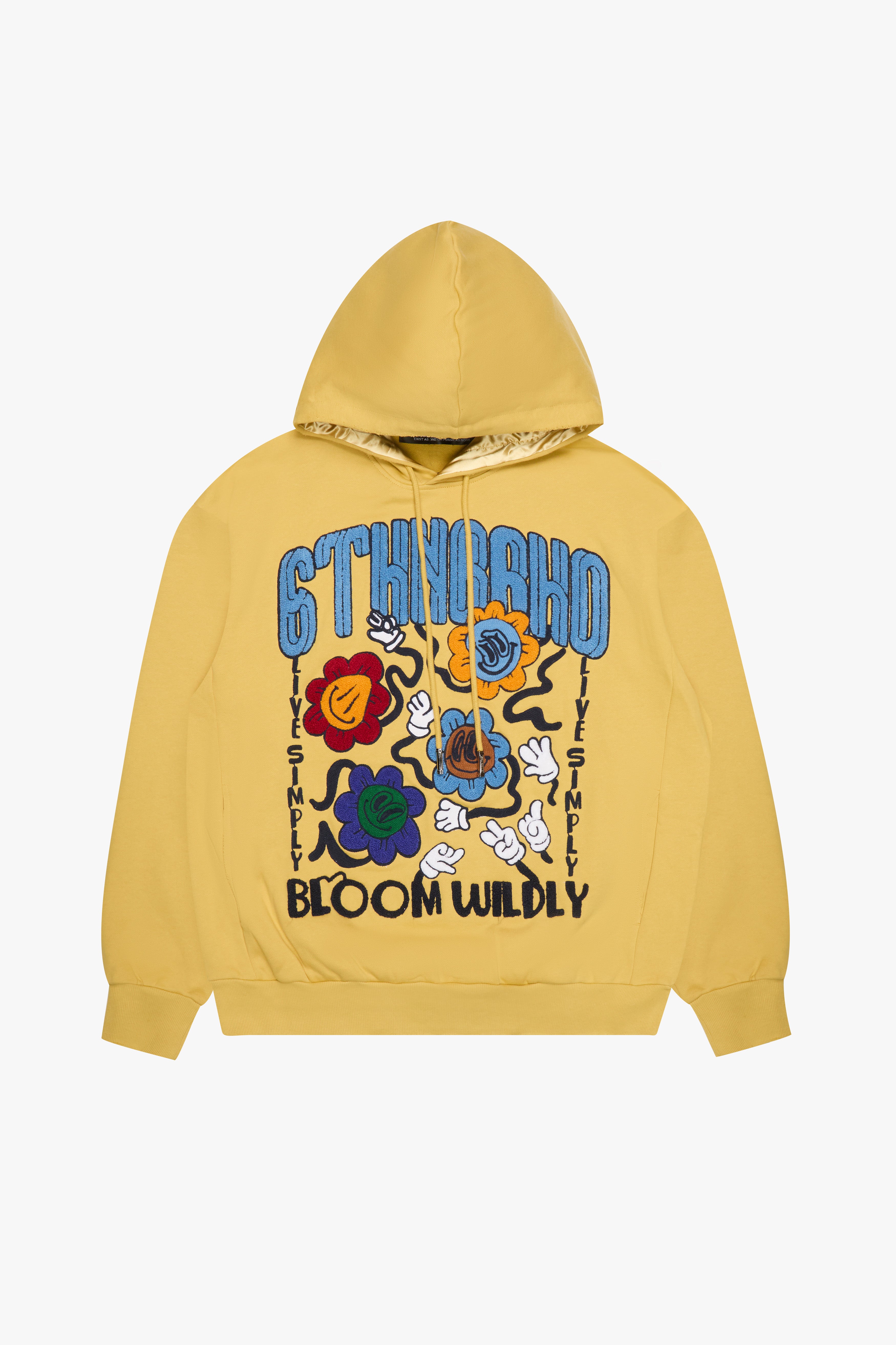 "WILD BLOOM" HOODIE YELLOW