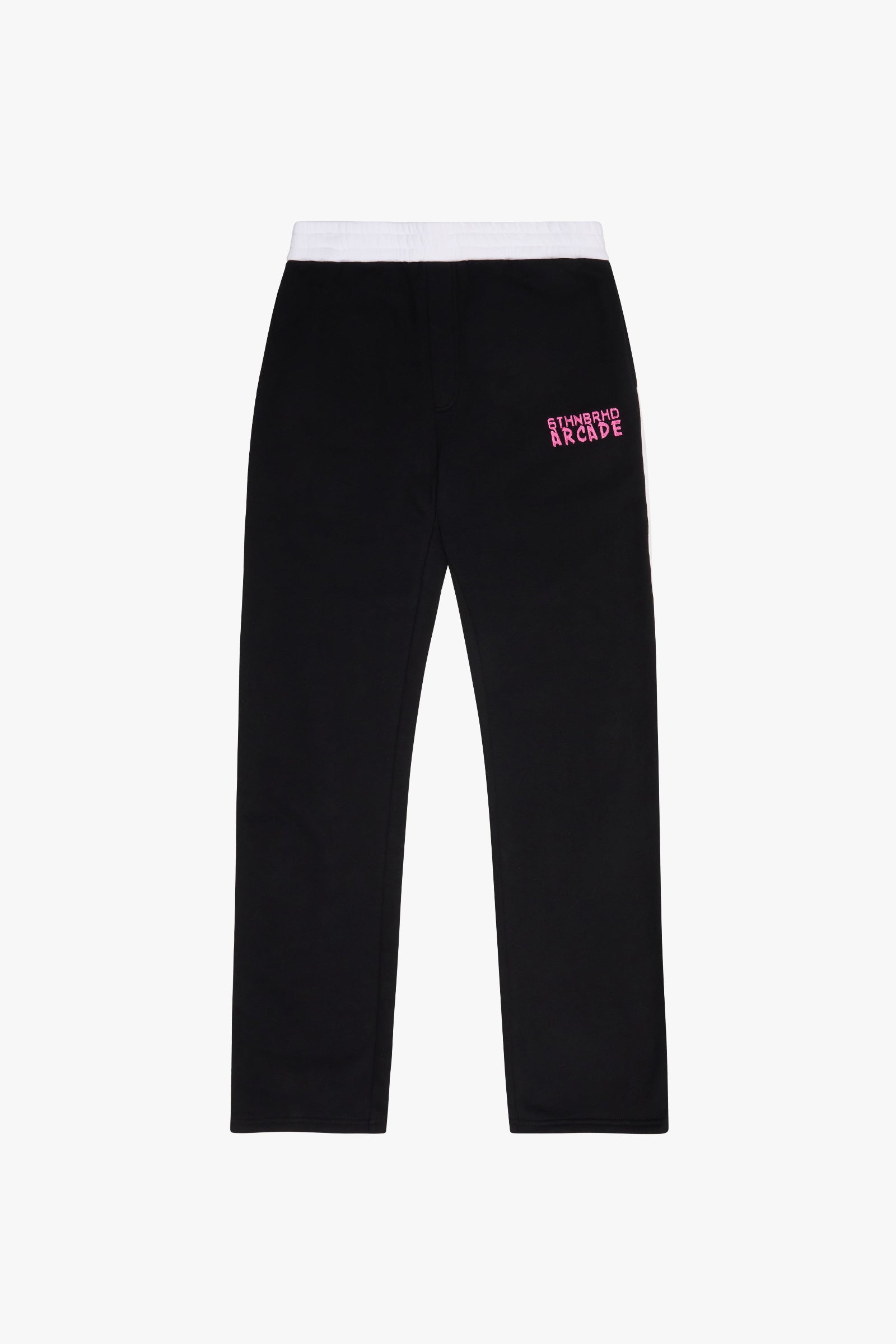 "Joystick" Fleece Sweatpants Black