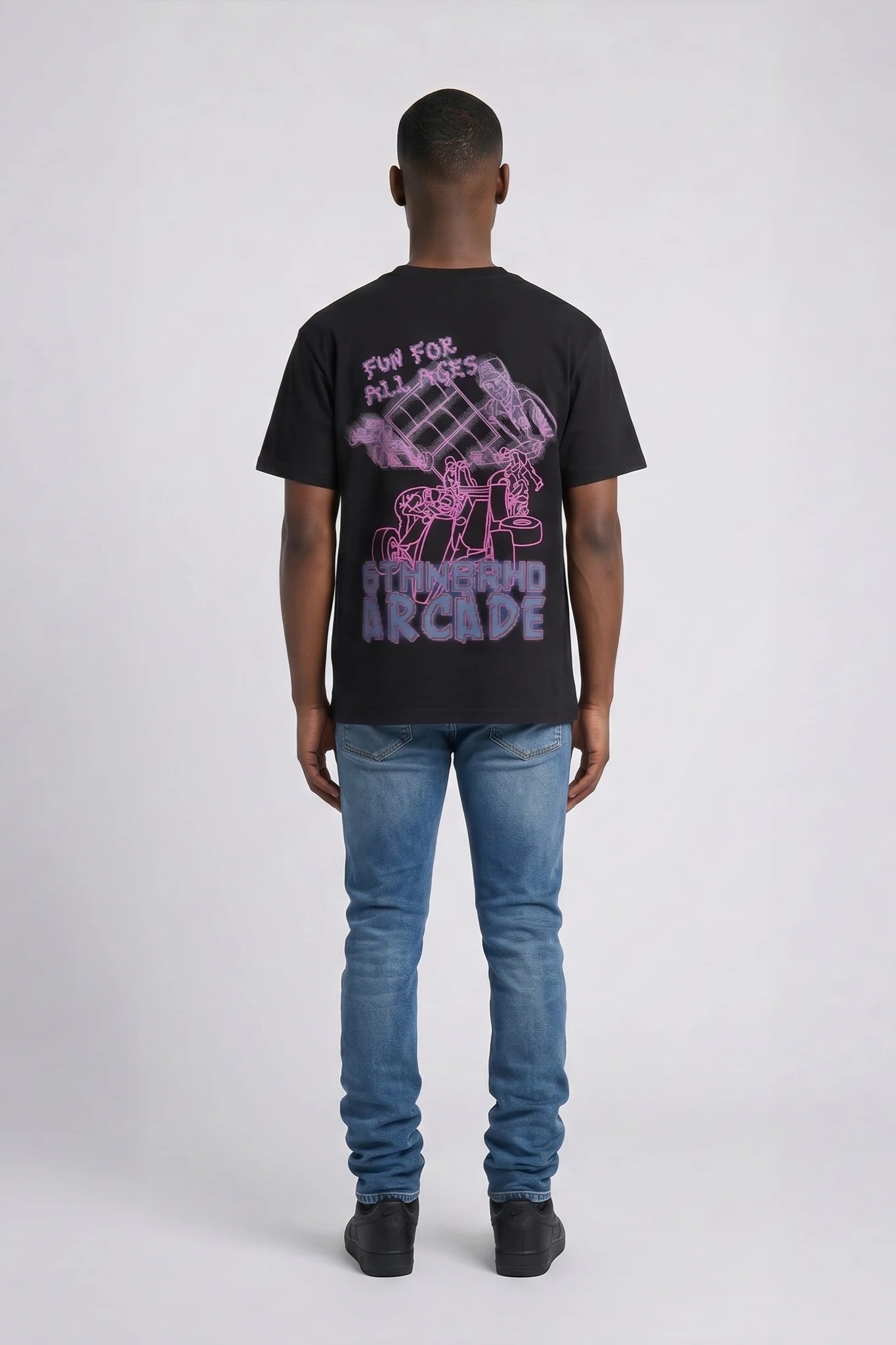 "Gameover" Graphic Tee Black