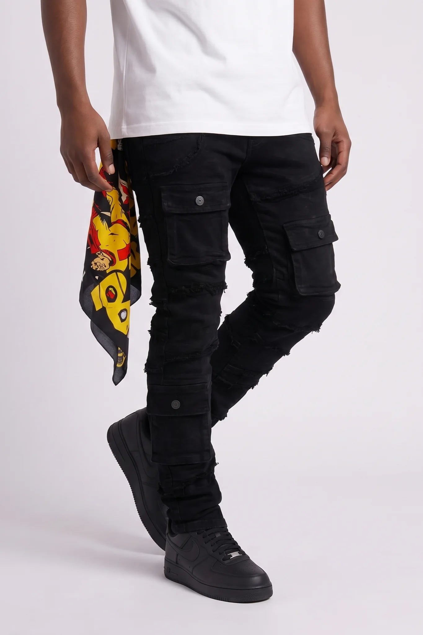 "Immortal" Skinny Jeans Black