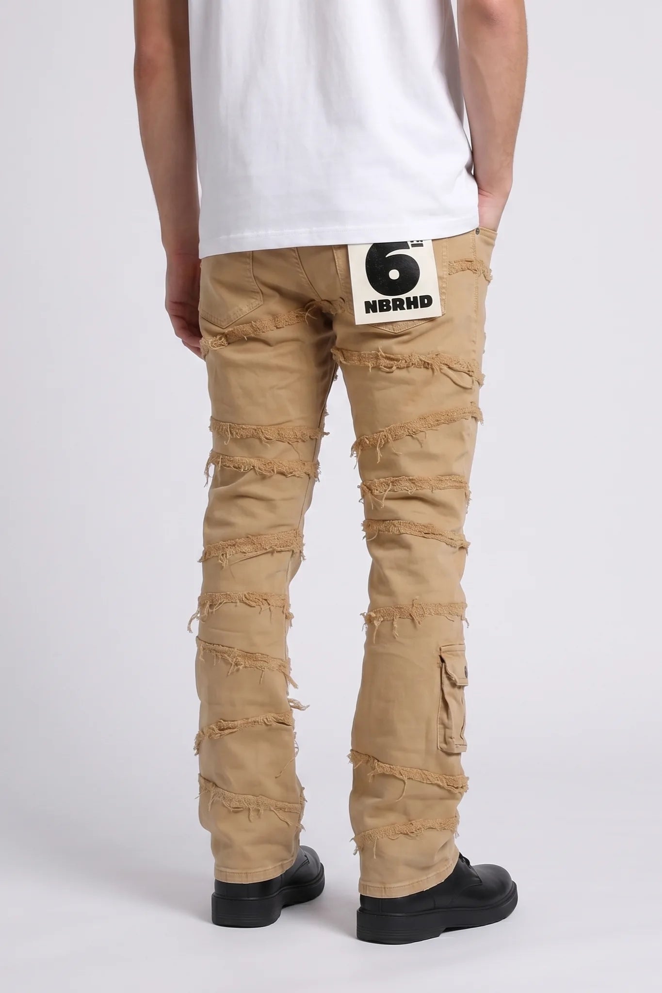 "Immortal" Stacked Jeans Mocha