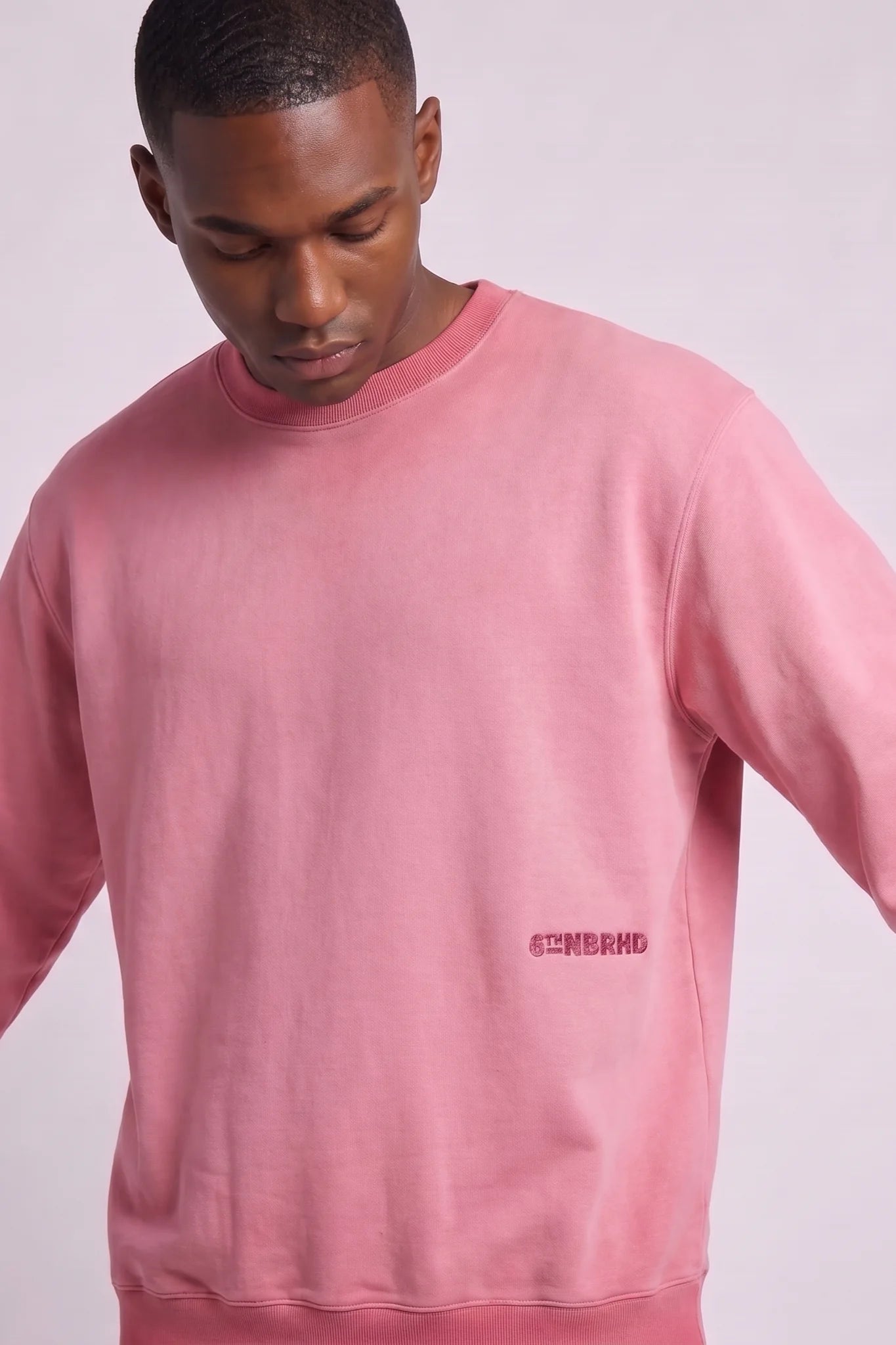 "Esntl 2.0" Crewneck Sweatshirt Vintage Red