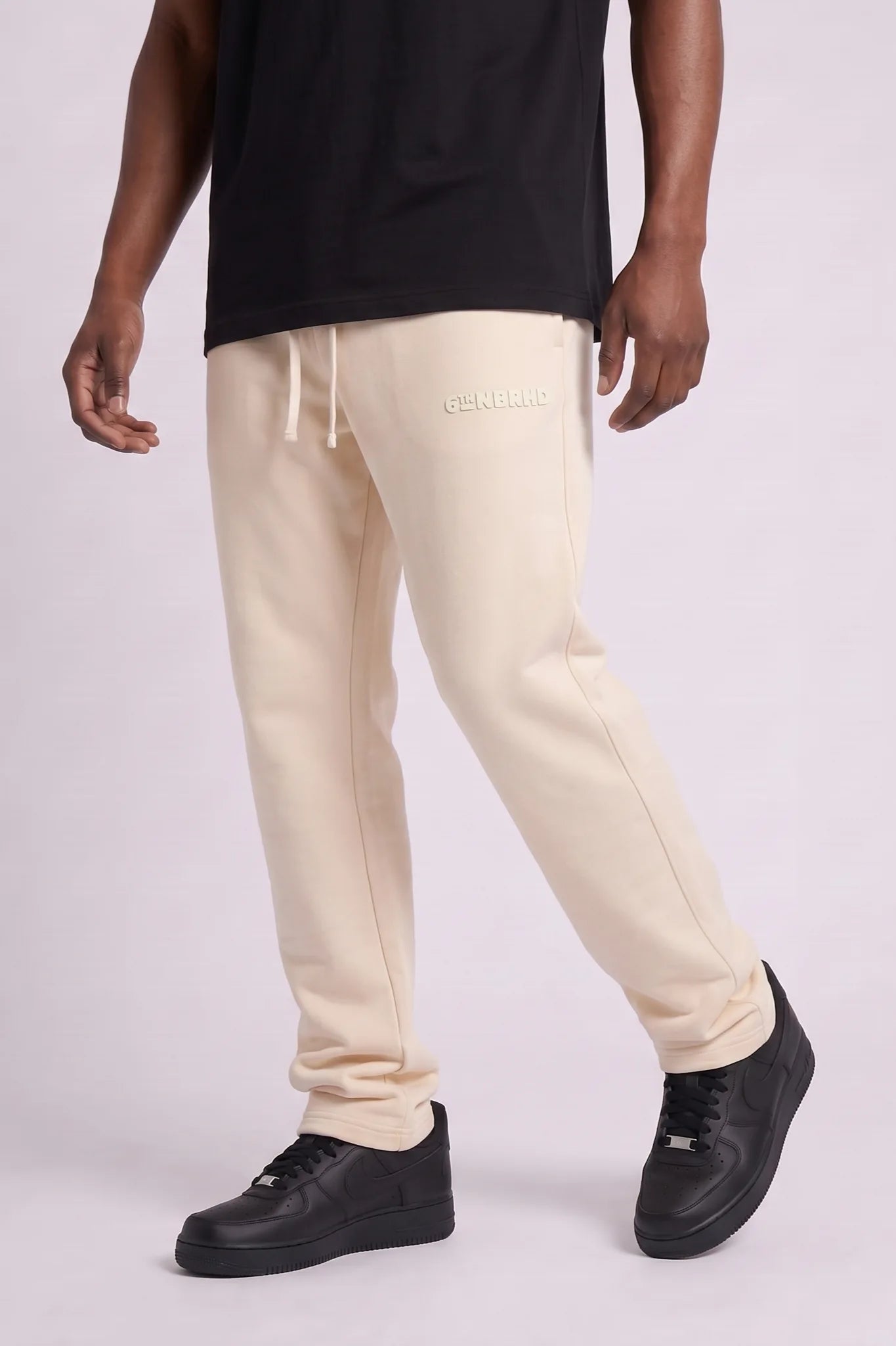 "Esntl 2.0" Relaxed Sweatpants Cream