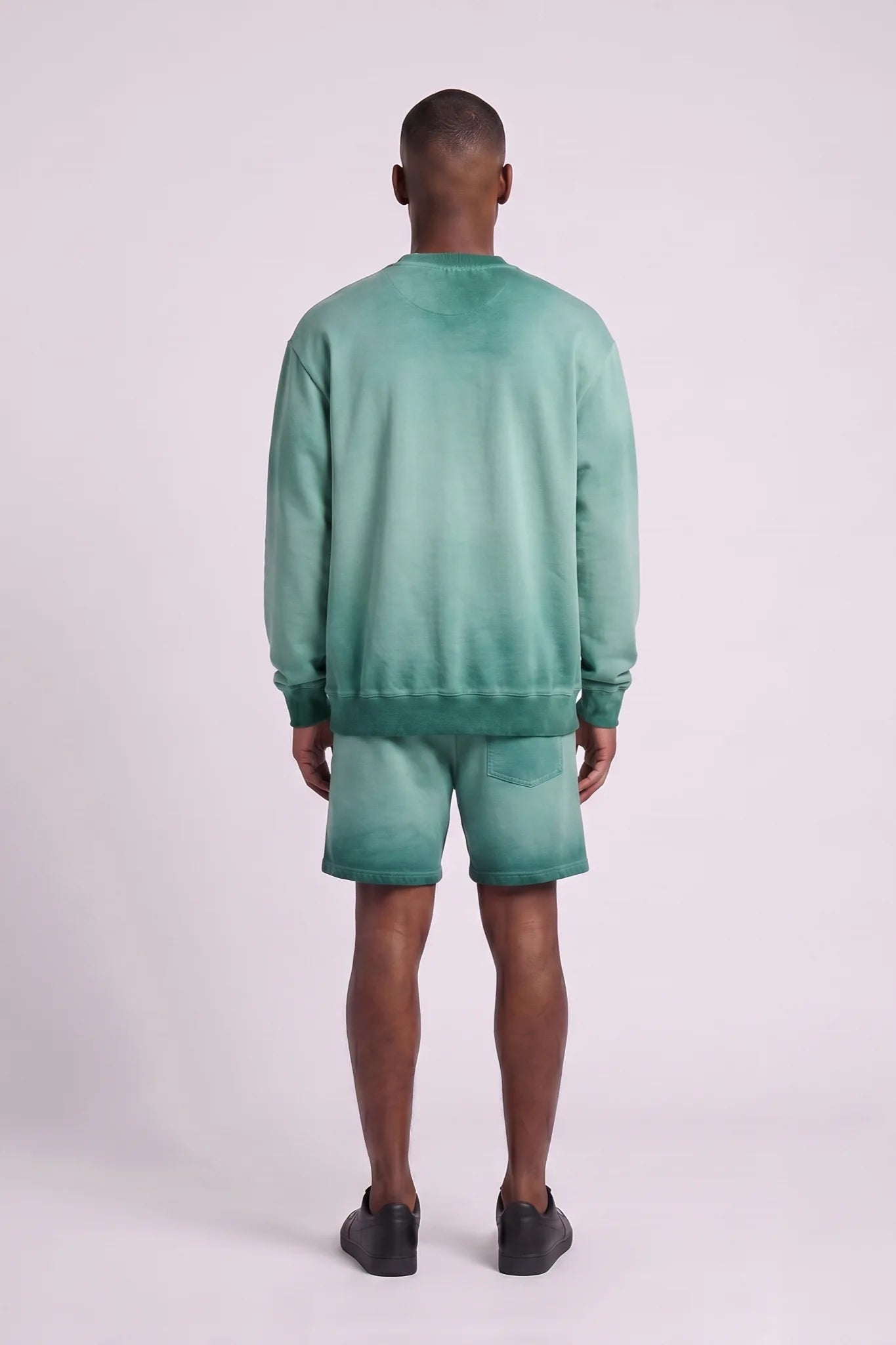 "Esntl 2.0" Crewneck Sweatshirt Vintage Green